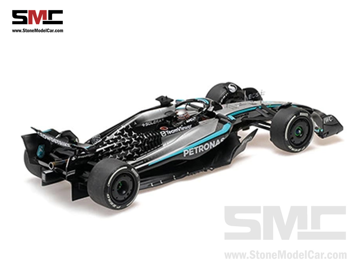 Mercedes F1 W16 #63 George Russell Chinese GP 2025 3rd 1:18 MINICHAMPS