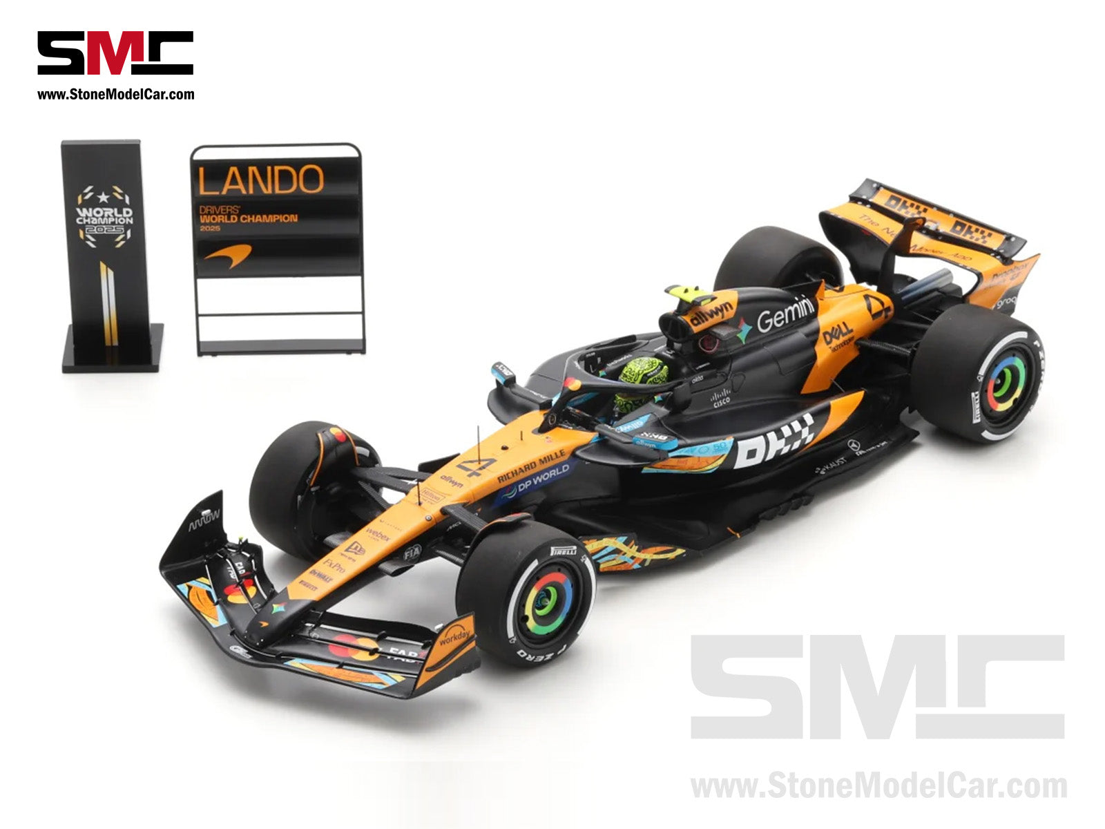 ミニチャンプス1/18 2021 ランドノリス F1 ガルフ　Gluf ミニチャンプス1/18 2021 ランドノリス F1 ガルフ Gluf - メルカリ
