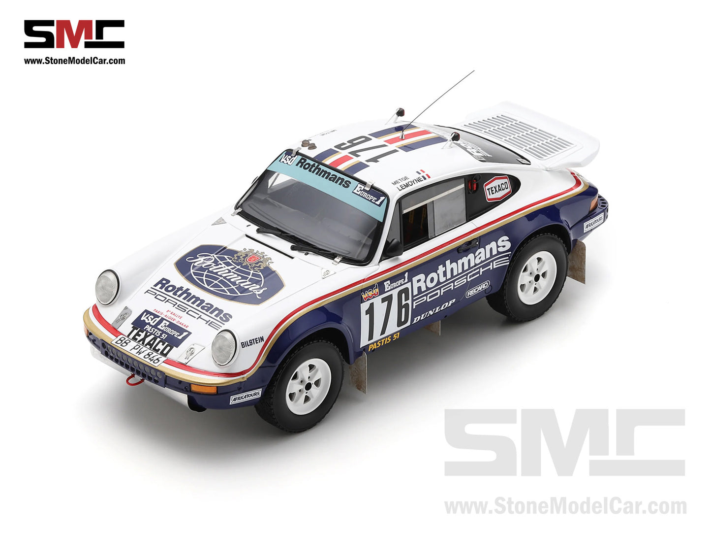 Porsche 911 Carrera 3.2 4x4 (953) No.176 Winner Paris Dakar Rally 1984 1:18 Spark 18S318