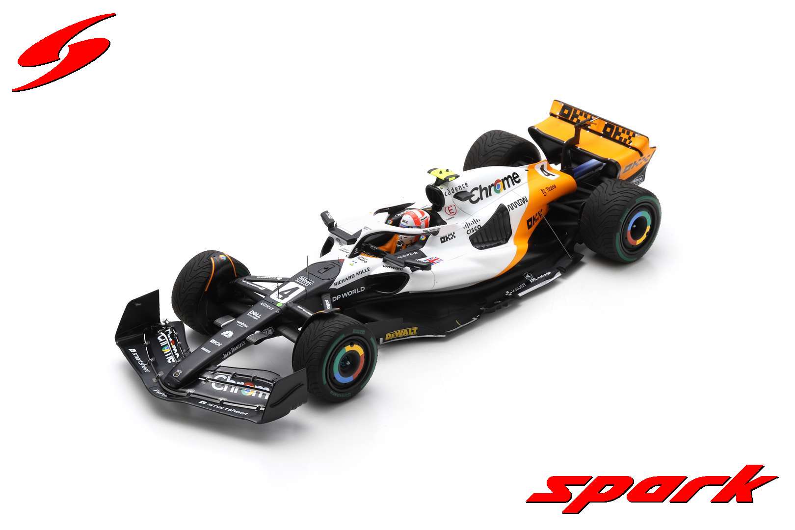 Spark 1/43 McLaren MCL60 N°4 – Lando Norris GP Abu Dhabi 2023 – Prévente