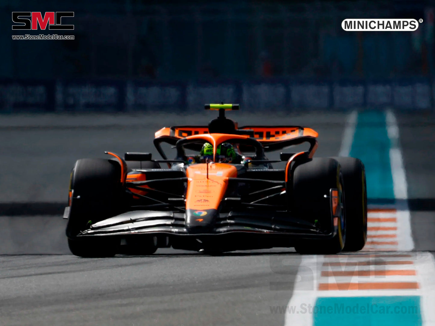 McLaren F1 MCL38 #4 Lando Norris Miami GP 2024 1st Career Win 1:43 MINICHAMPS
