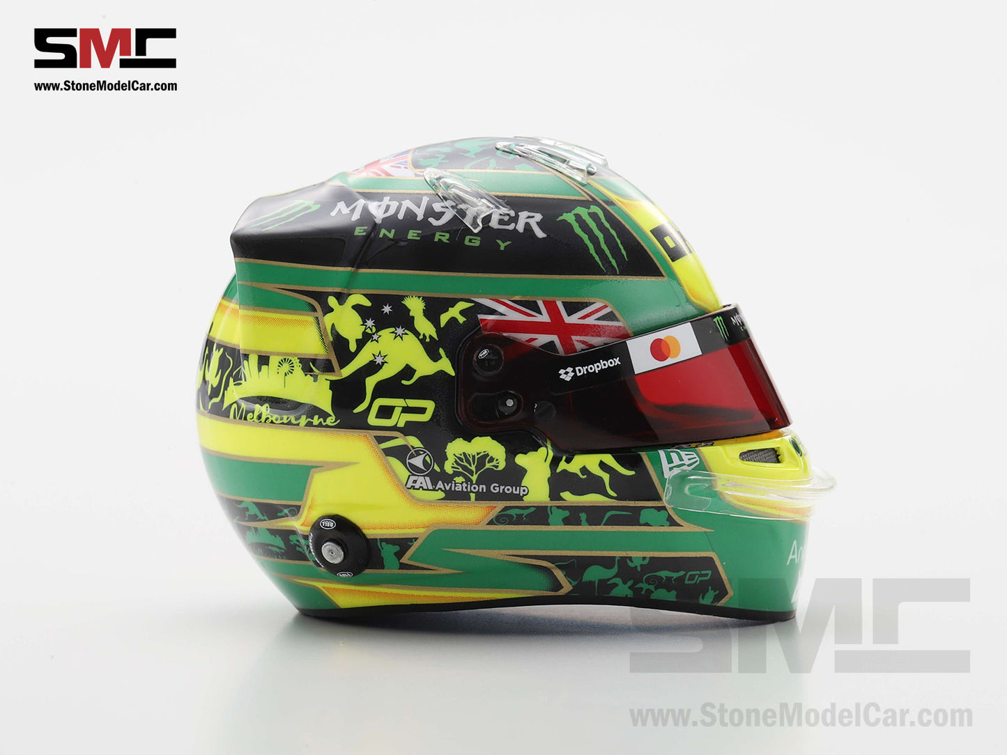 McLaren F1 MCL39 #81 Oscar Piastri Australia GP 2025 Home Race Spark 1:5 Helmet