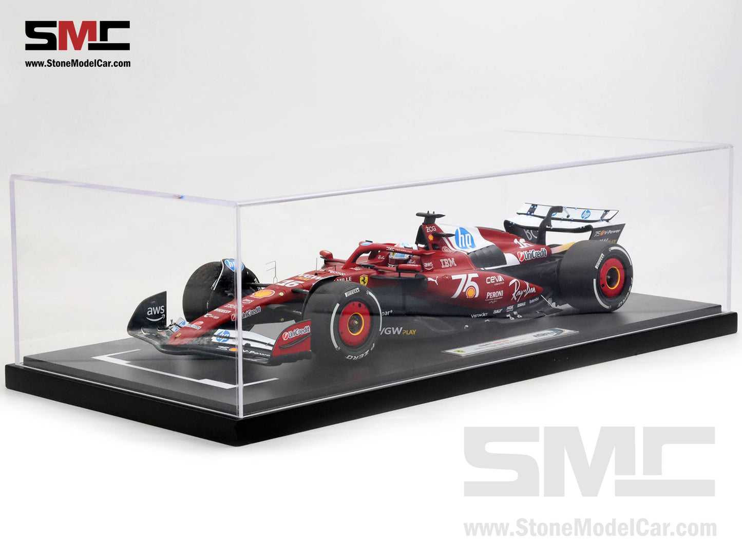 Ferrari F1 SF-25 #16 Charles Leclerc Monaco GP 2025 Shell Special Livery BBR 1:12 BBR1227C16