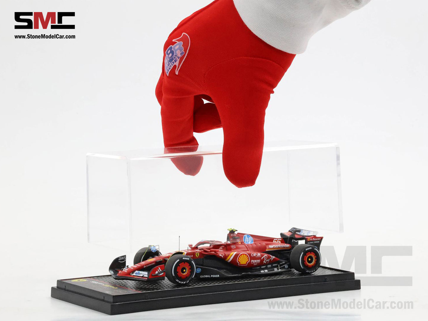 Ferrari F1 SF-24 #55 Carlos Sainz Mexico GP Winner 2024 BBR 1:43 BBRC313B