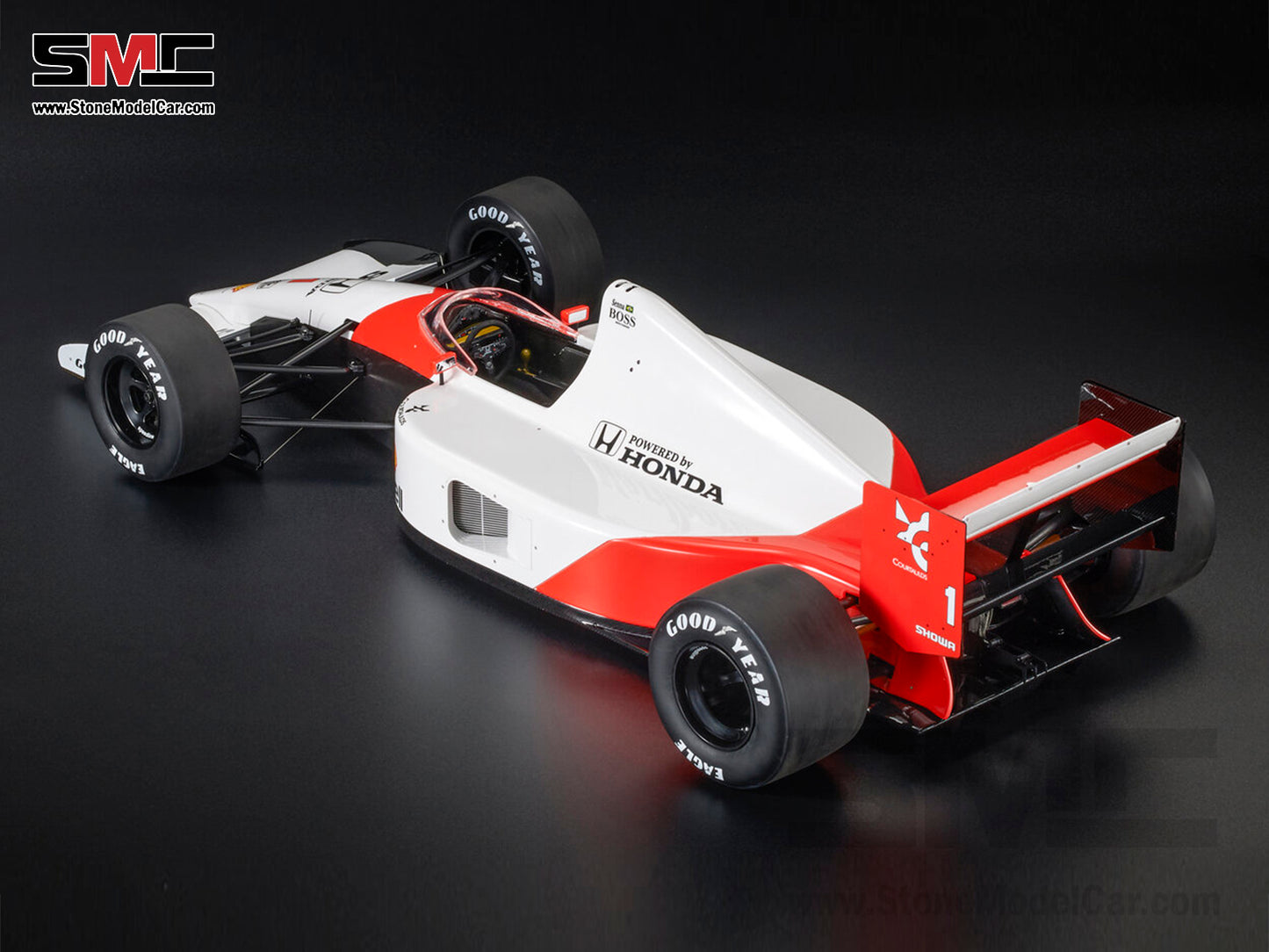 Mclaren F1 MP4/6 #1 Ayrton Senna Monaco 1991 World Champion 1:12 GP REPLICAS Plus Decal