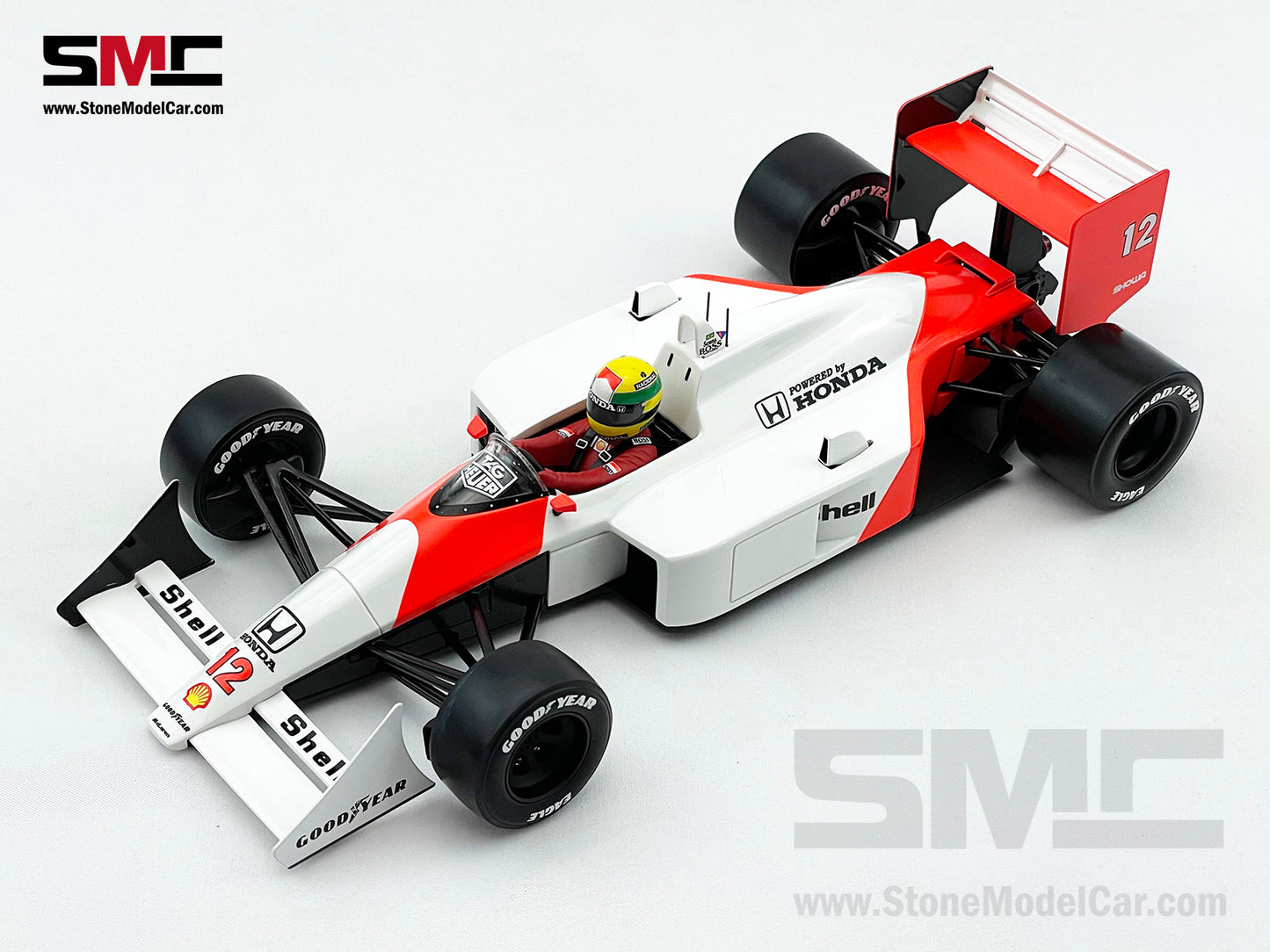 Mclaren MP4/4 #12 Ayrton Senna 1988 F1 World Champion 1:18 Premium X Full Open