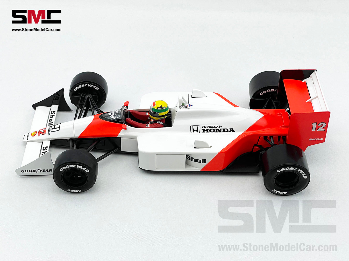Mclaren MP4/4 #12 Ayrton Senna 1988 F1 World Champion 1:18 Premium X Full Open