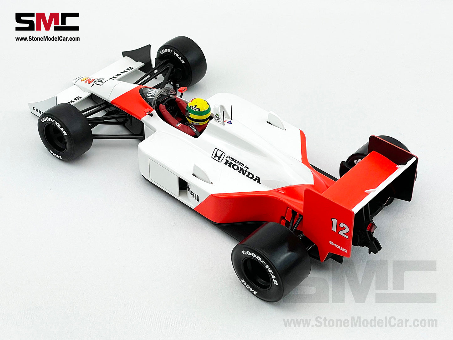 Mclaren MP4/4 #12 Ayrton Senna 1988 F1 World Champion 1:18 Premium X Full Open
