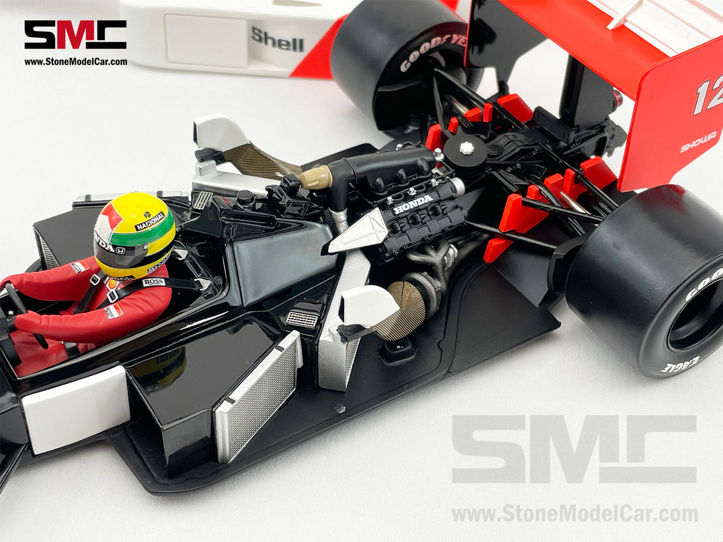 Mclaren MP4/4 #12 Ayrton Senna 1988 F1 World Champion 1:18 Premium X Full Open
