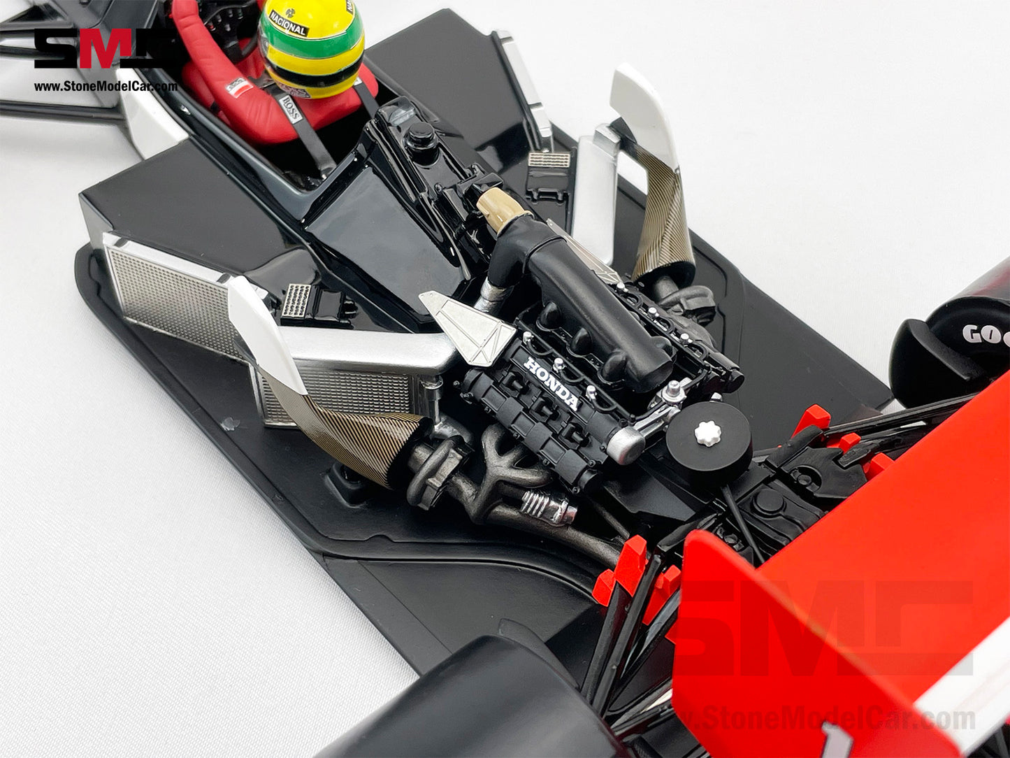 Mclaren MP4/4 #12 Ayrton Senna 1988 F1 World Champion 1:18 Premium X Full Open