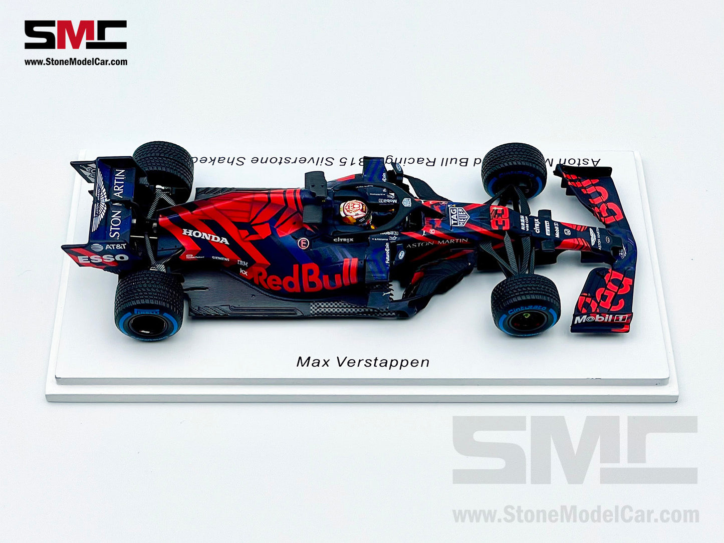 1:43 Spark Red Bull F1 RB15 33 Max Verstappen Silverstone Circuit Shakedown 2019