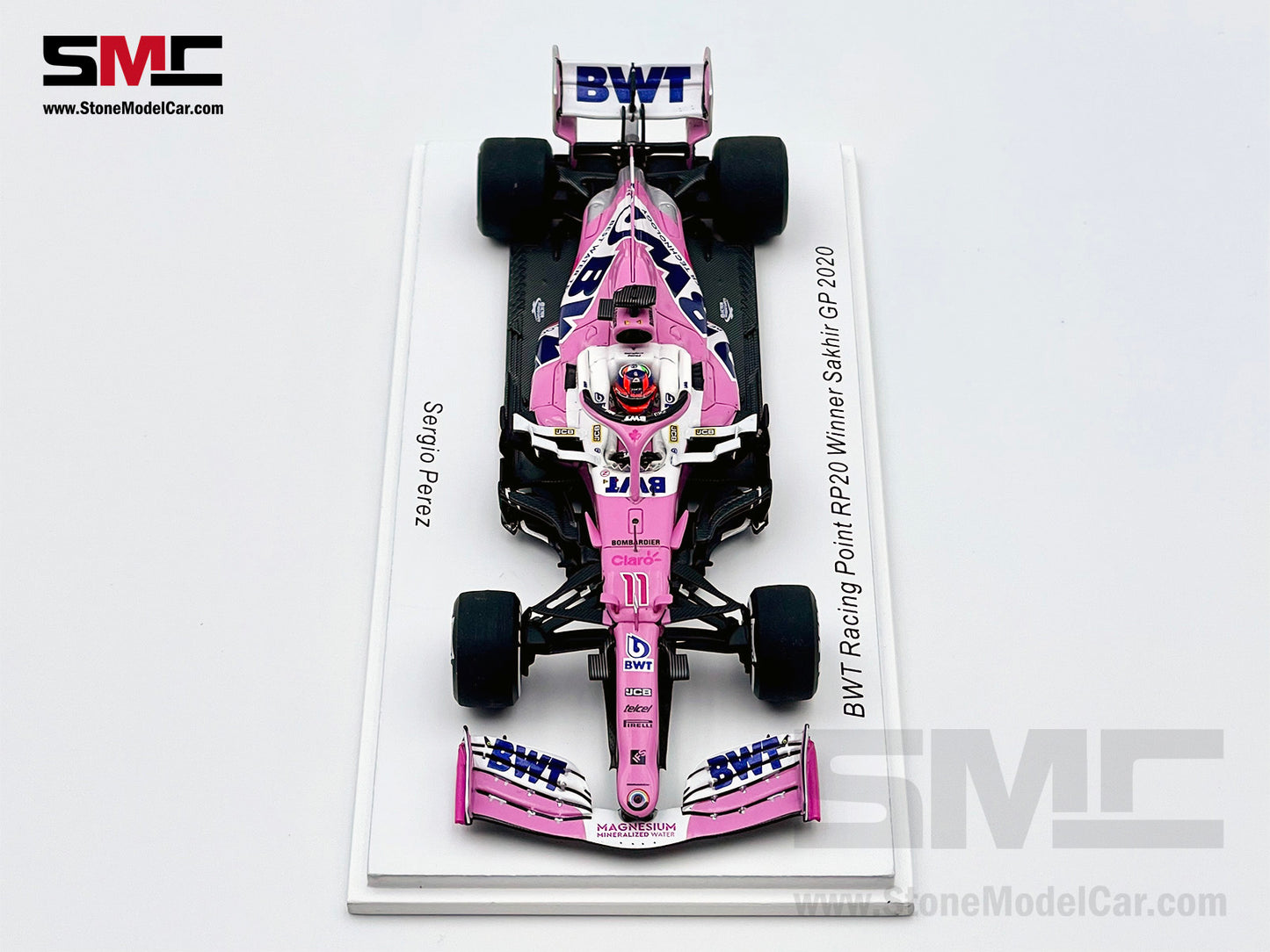 1:43 Spark BWT Racing Point F1 RP20 #11 Sergio Perez Sakhir 2020 1st Career Win