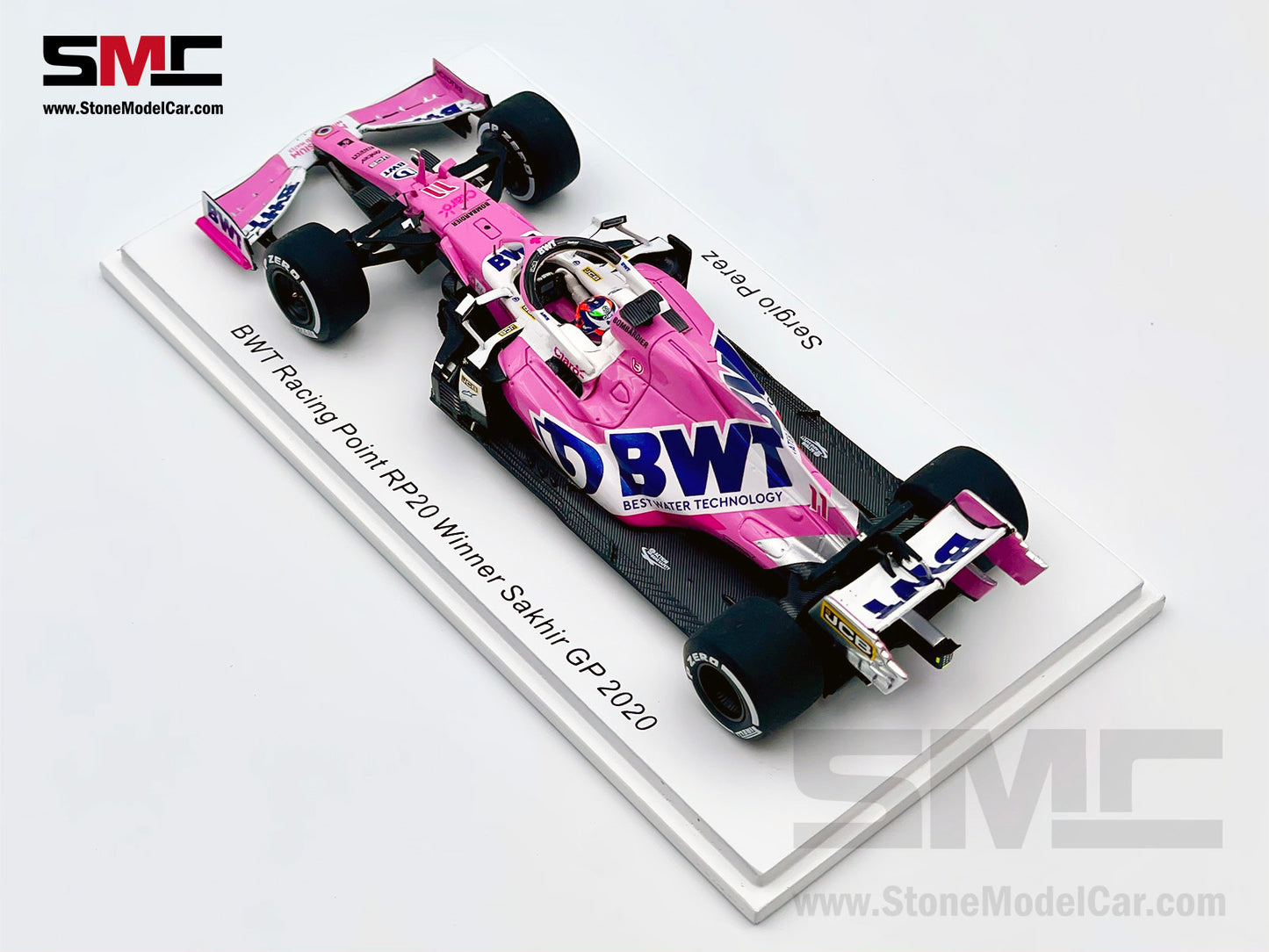 1:43 Spark BWT Racing Point F1 RP20 #11 Sergio Perez Sakhir 2020 1st Career Win