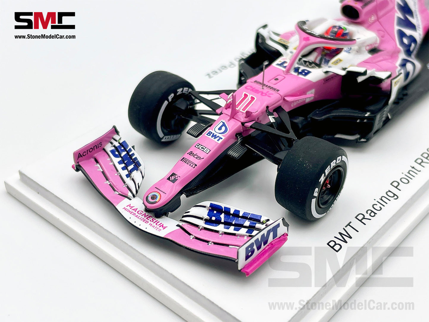 1:43 Spark BWT Racing Point F1 RP20 #11 Sergio Perez Sakhir 2020 1st Career Win