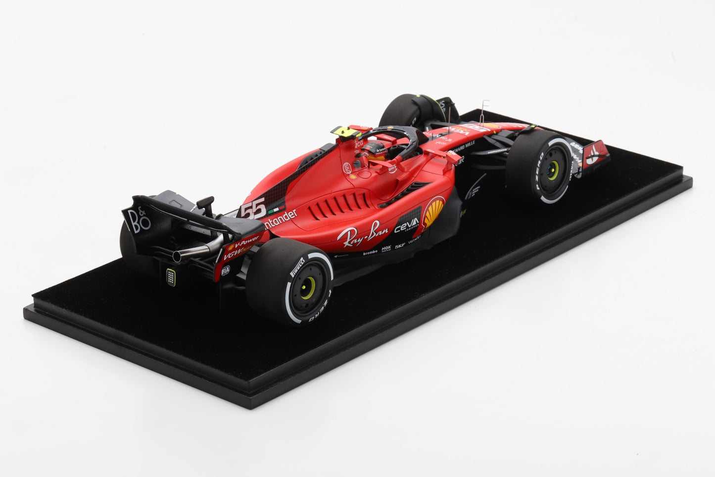 Ferrari F1 SF-23 #55 Carlos Sainz 4th Bahrain GP 2023 LookSmart 1:18 LS18F1052