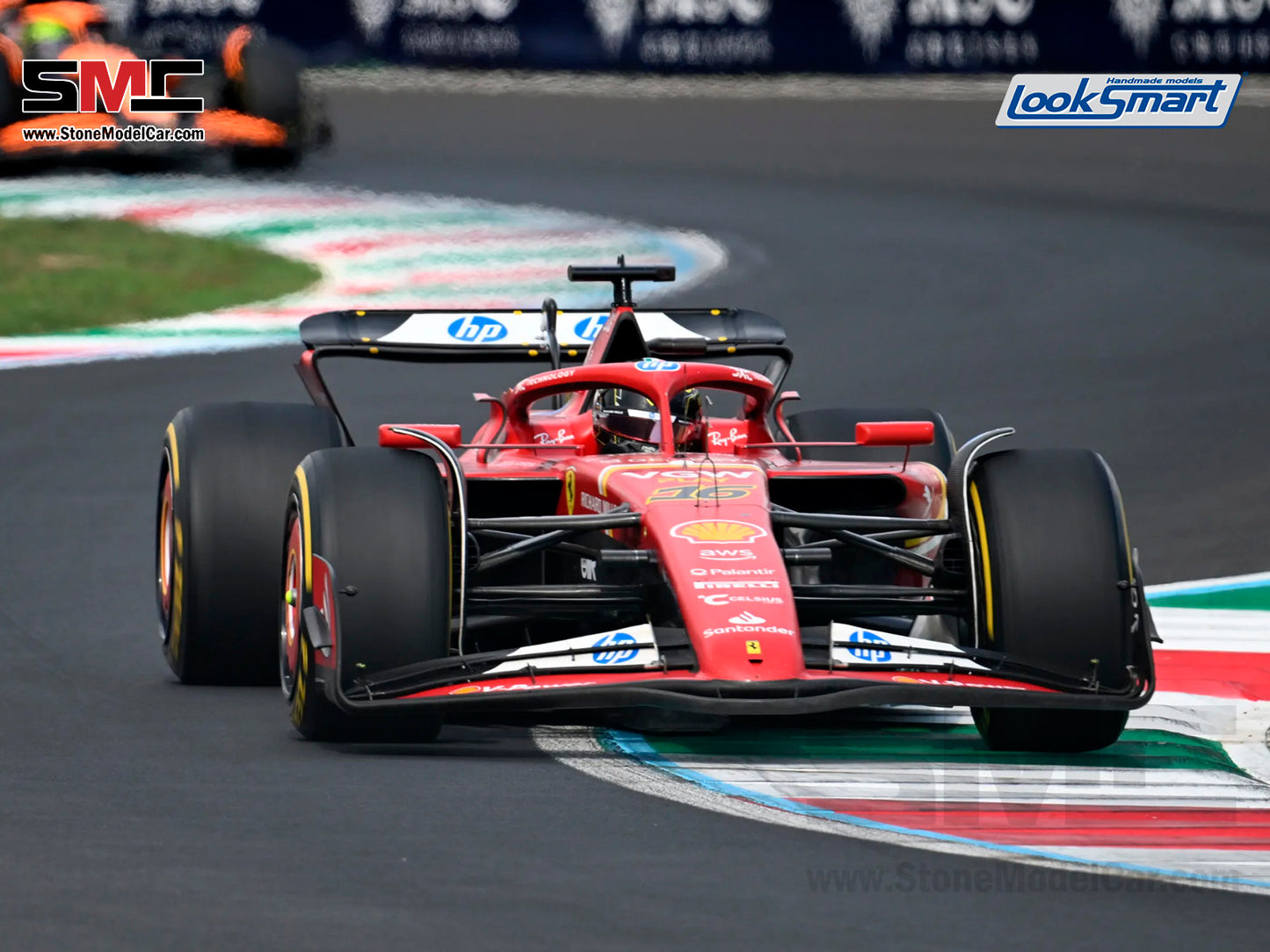 Ferrari F1 SF-24 #16 Charles Leclerc Winner Italy GP 2024 Looksmart 1:43 LSF1065