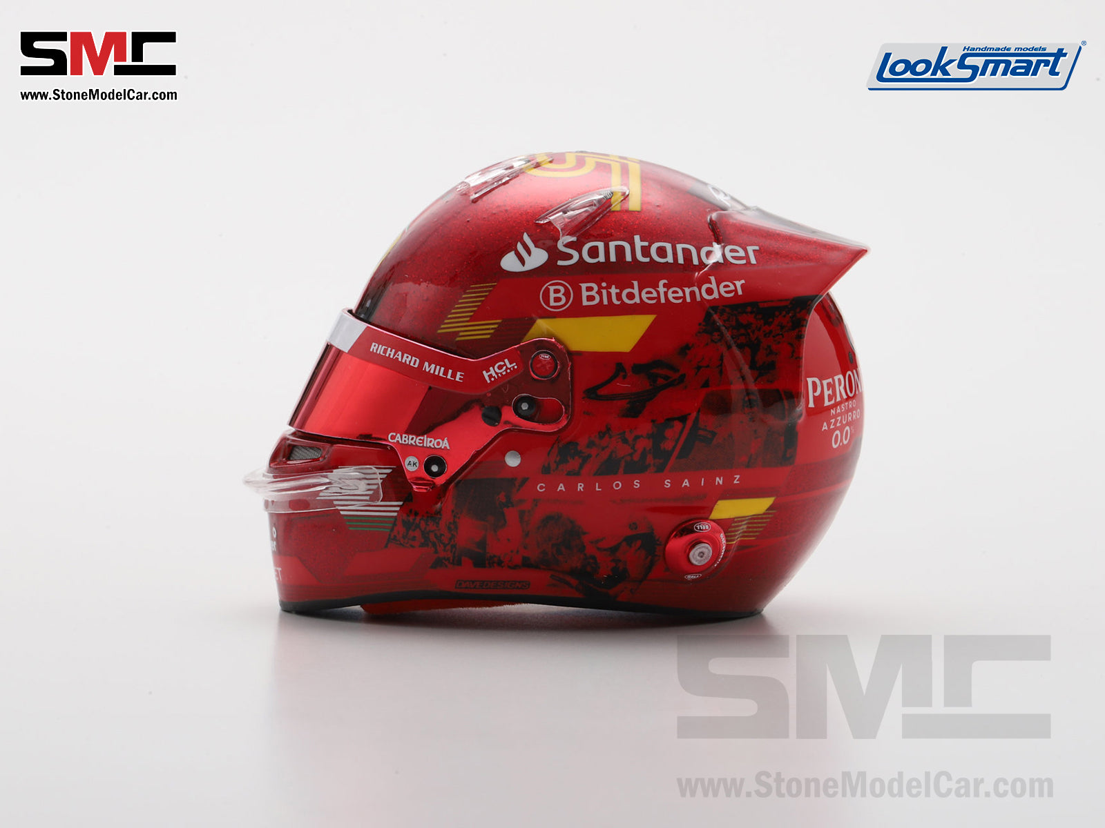 Pre-Order] Ferrari F1 SF-24 #55 Carlos Sainz Abu Dhabi GP 2024 Looksm – Stone Model