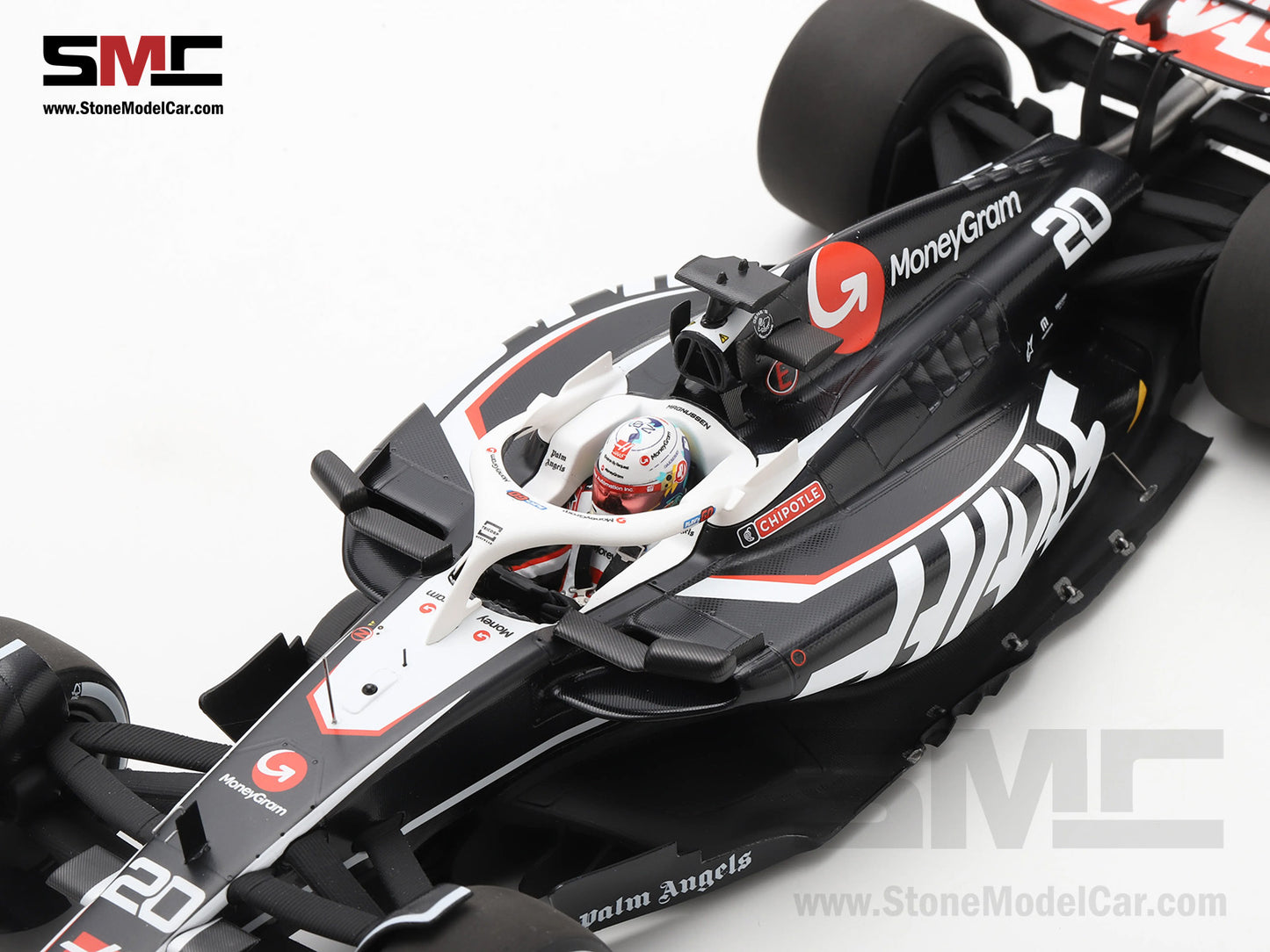 Haas F1 Team VF-24 #20 Kevin Magnussen Australian GP 2024 10th Place 1:18 Spark 18S990
