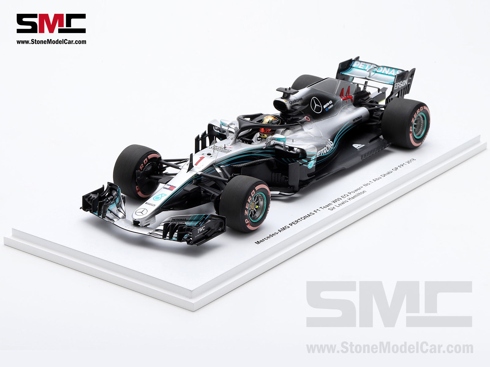 Miniature Mercedes W08 Hamilton – GP De Russie 2017 – Échelle 1/18 – Minichamps