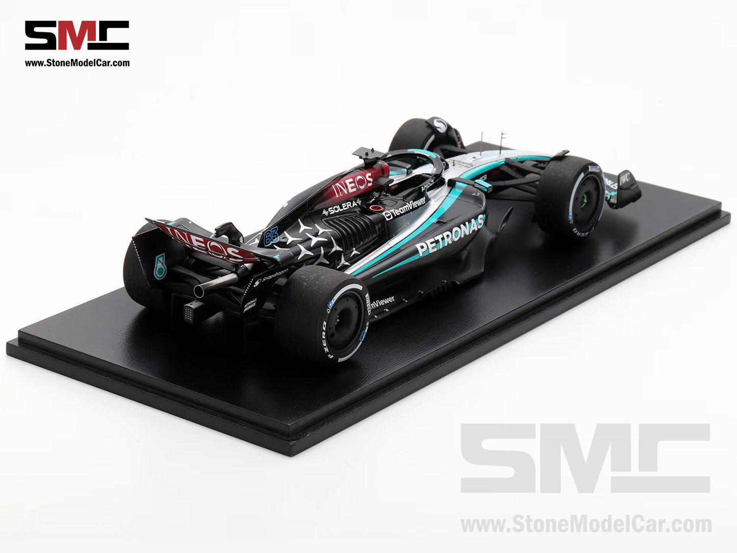 Mercedes F1 W15 E Performance #63 George Russell Austrian GP Winner 2024 Spark 1:18 Figure Special Edition