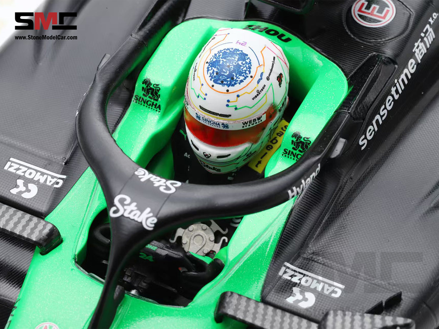 Stake F1 KICK Sauber C44 #24 Zhou Guanyu Chinese GP Home Race 2024 Spark 1:18 Special