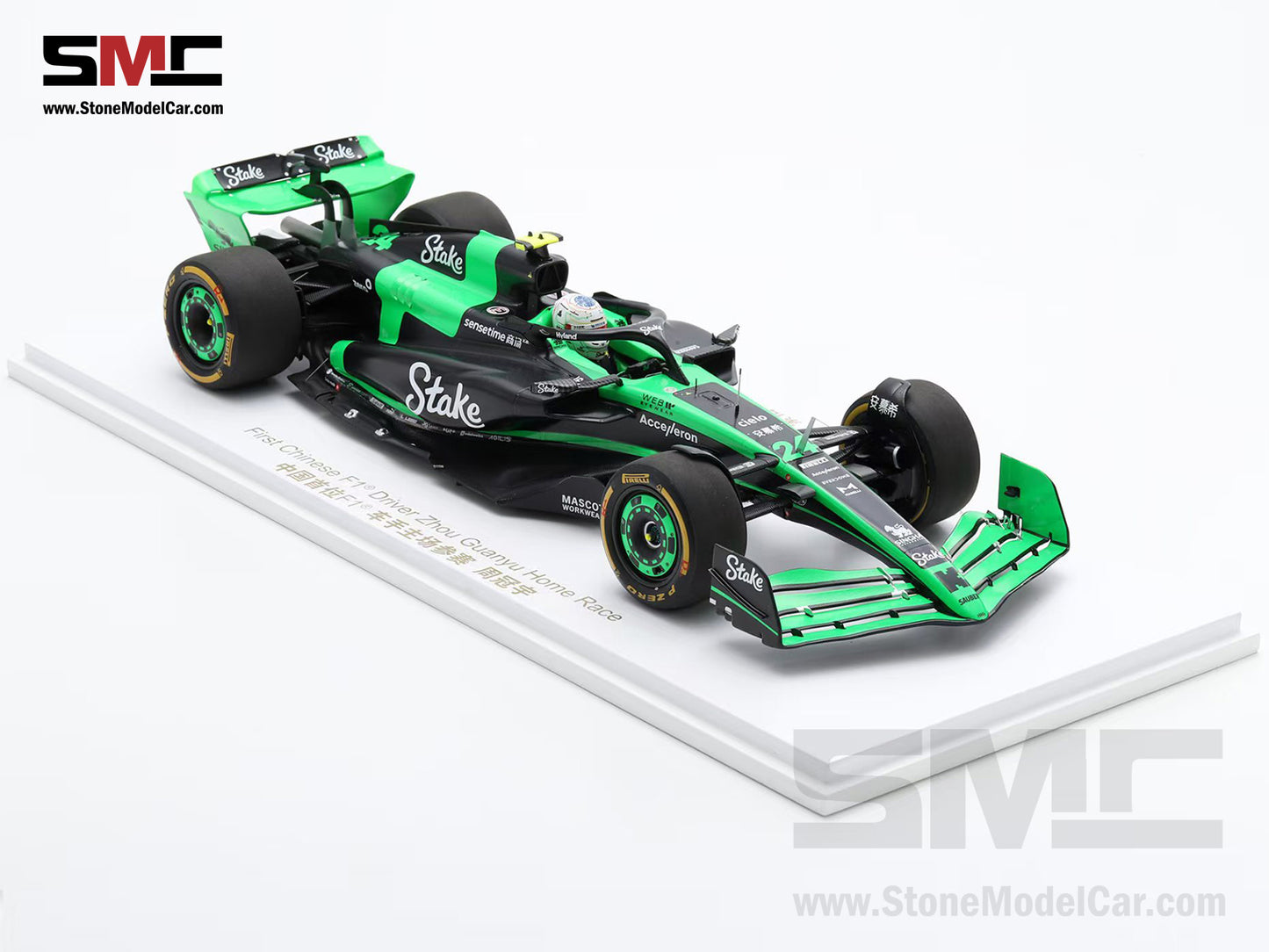 Stake F1 KICK Sauber C44 #24 Zhou Guanyu Chinese GP Home Race 2024 Spark 1:18 Special