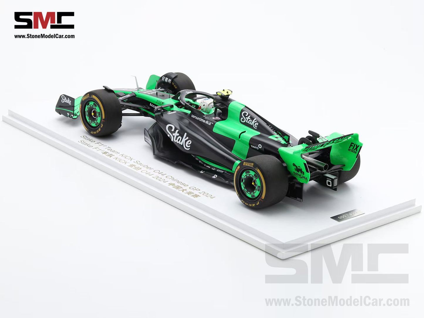 Stake F1 KICK Sauber C44 #24 Zhou Guanyu Chinese GP Home Race 2024 Spark 1:18 Special