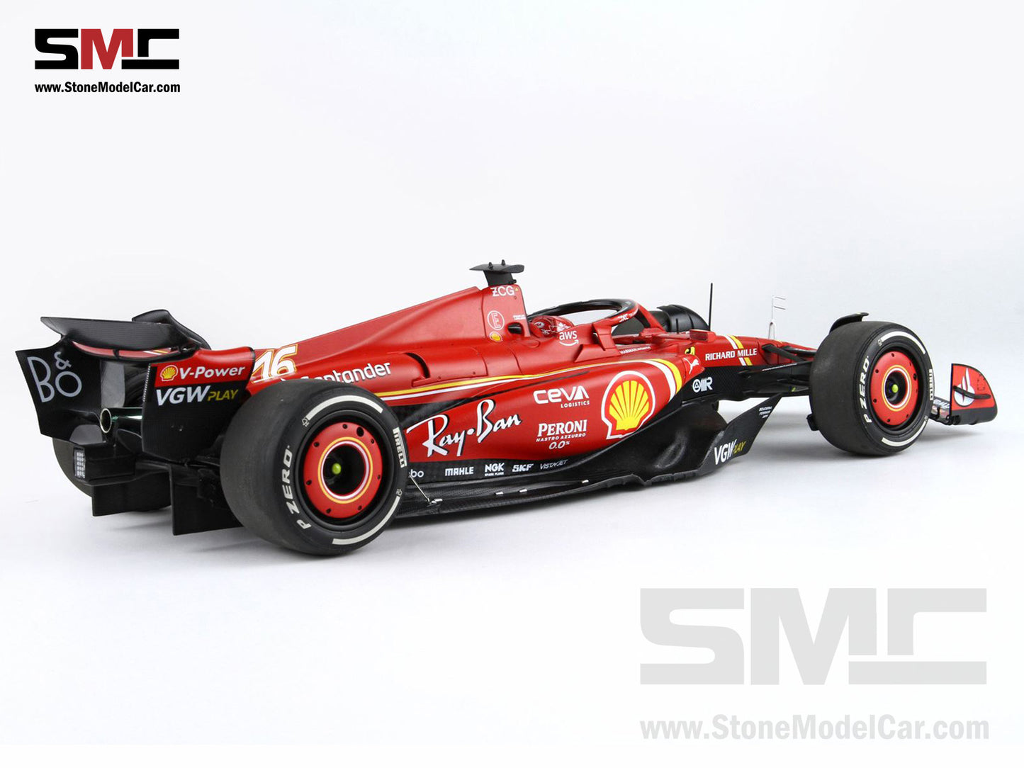 Ferrari F1 SF-24 #16 Charles Leclerc Australia GP 2024 BBR 1:18 Polifoam Packaging