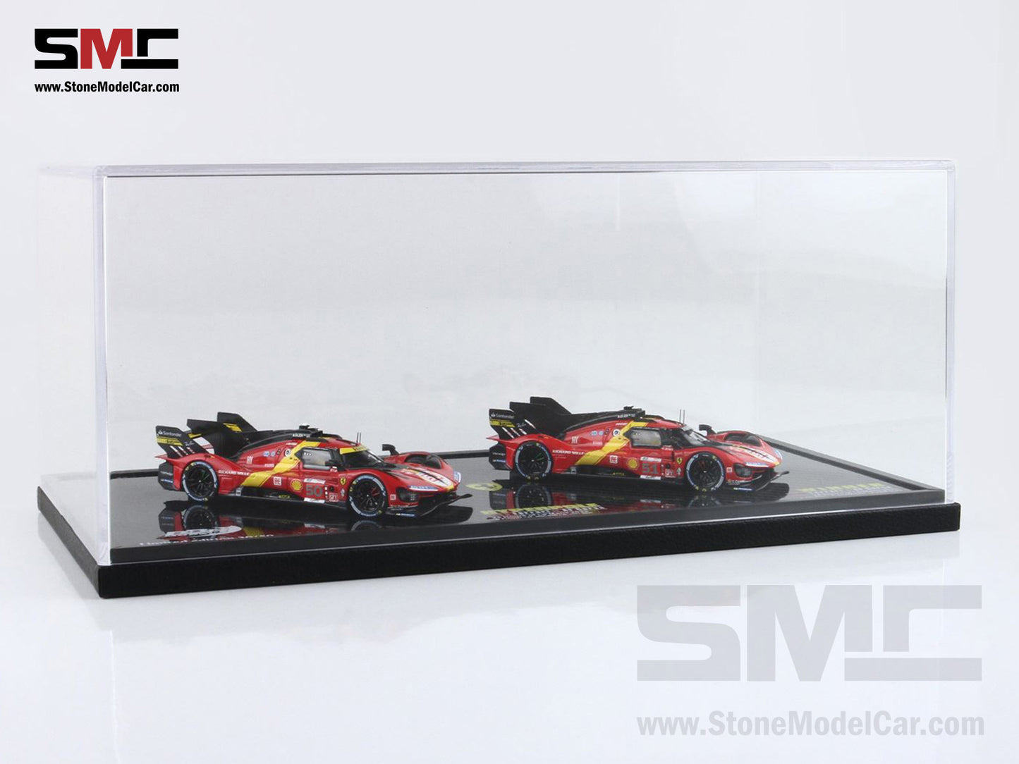 Ferrari 499P AF CORSE #51 Winner & #50 Hyperpole 24H Le Mans 2023 BBR 1:43 2x Car Set EMPLM100CH