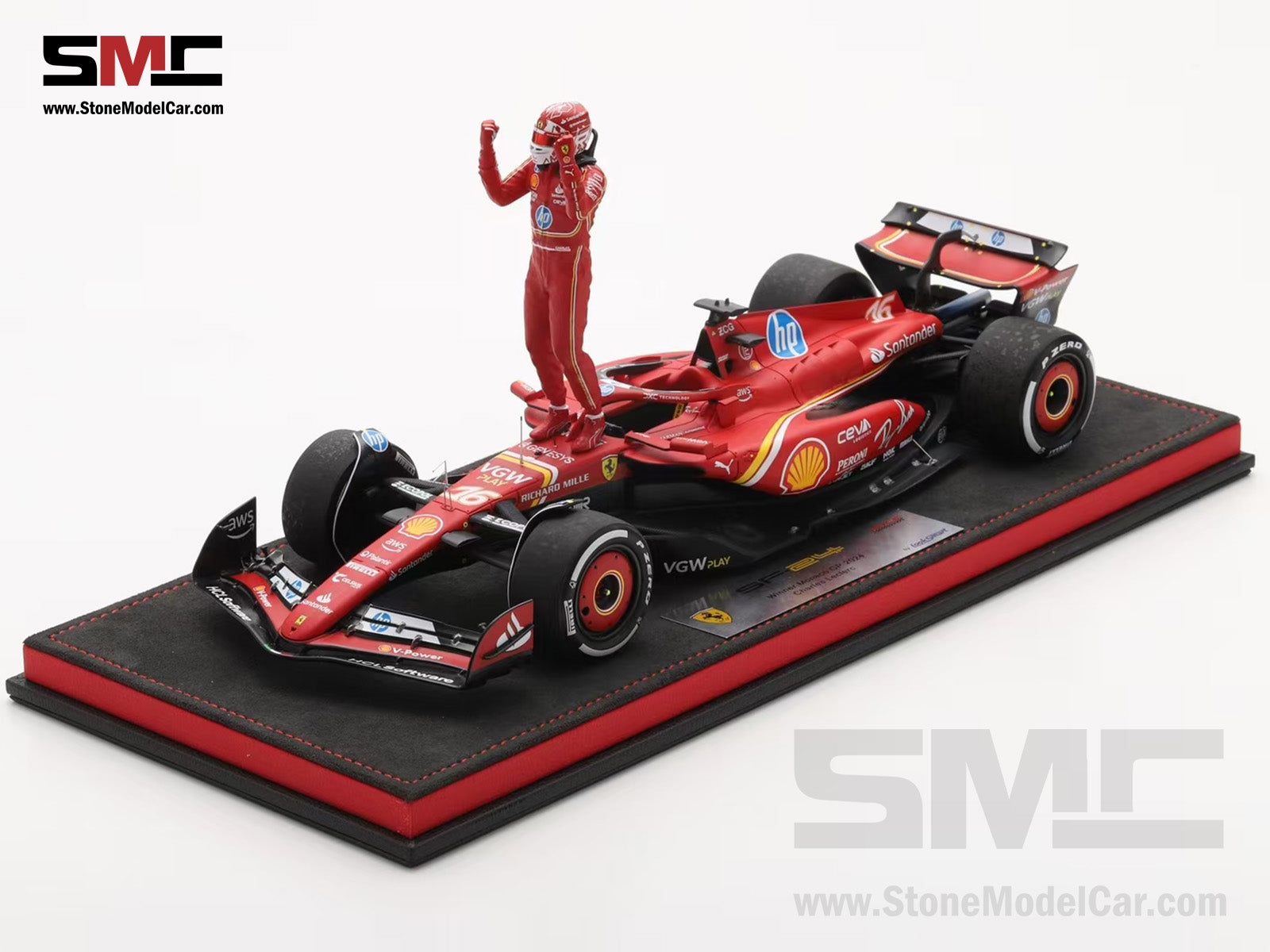 Pre-Order] Ferrari F1 SF-24 #16 Charles Leclerc Winner Monaco GP