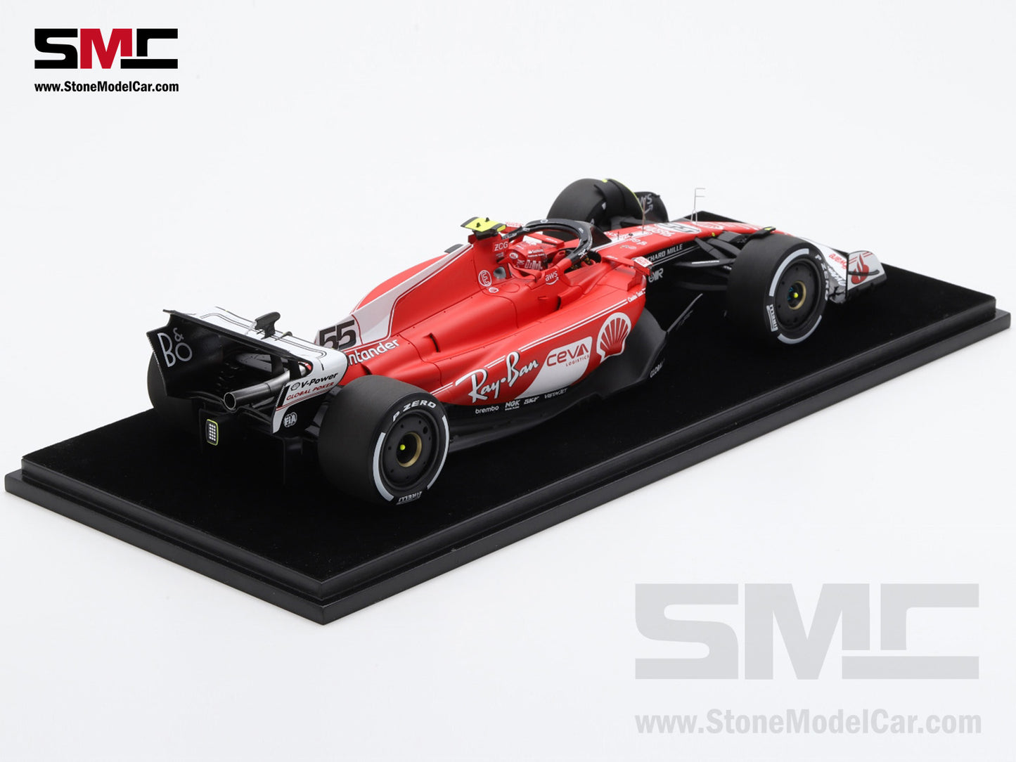 Ferrari F1 SF-23 #55 Carlos Sainz Las Vegas GP 2023 Special Livery LookSmart 1:18 LS18F1050