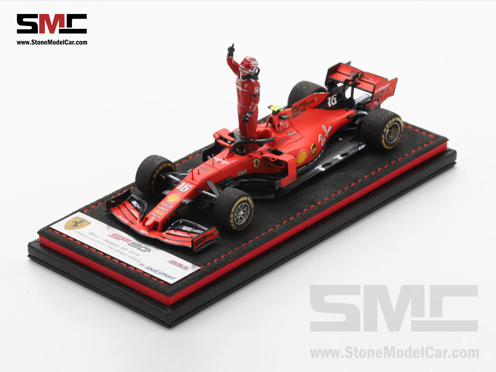 ルックスマート1/43フェラーリSF90 C.ルクレール ベルギーGPF1初優勝 Pre-Order] Ferrari F1 SF90 #16 Charles Leclerc Winner