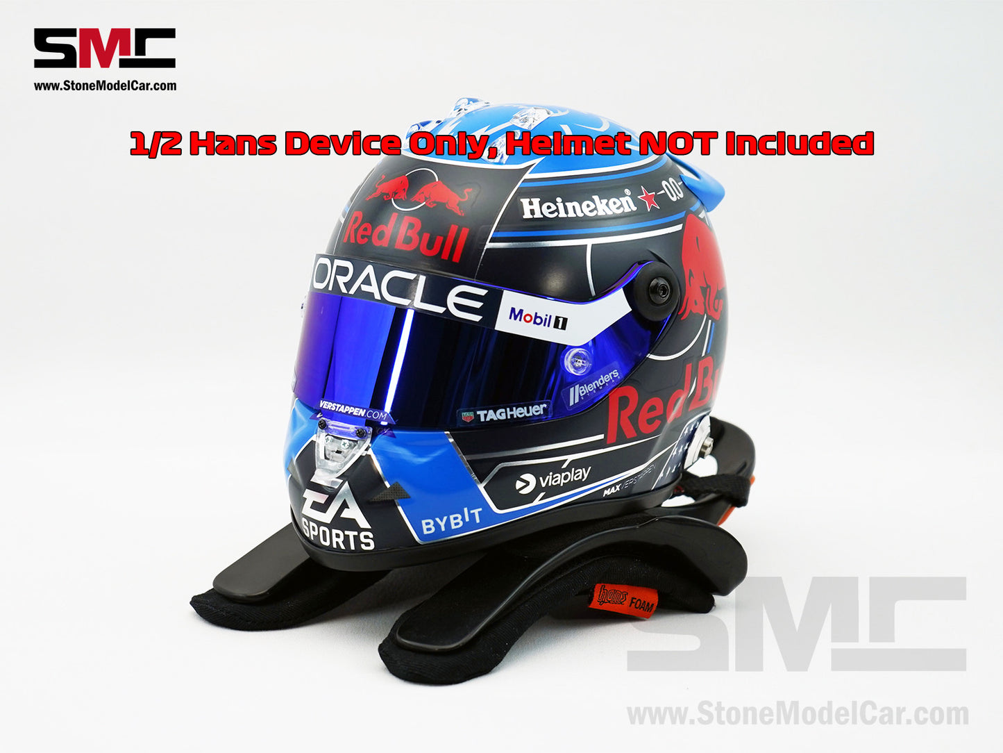 F1 1/2 Hans Device for Formula 1 BELL & Schuberth 1:2 Mini Helmet - Helmet NOT Included