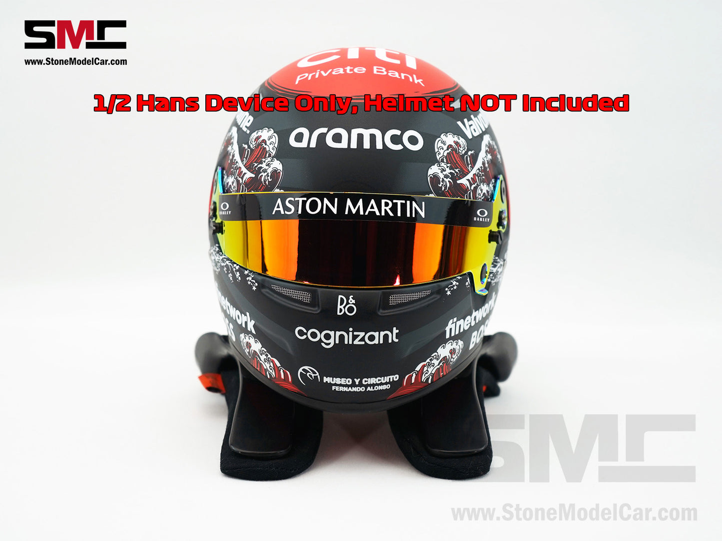 F1 1/2 Hans Device for Formula 1 BELL & Schuberth 1:2 Mini Helmet - Helmet NOT Included