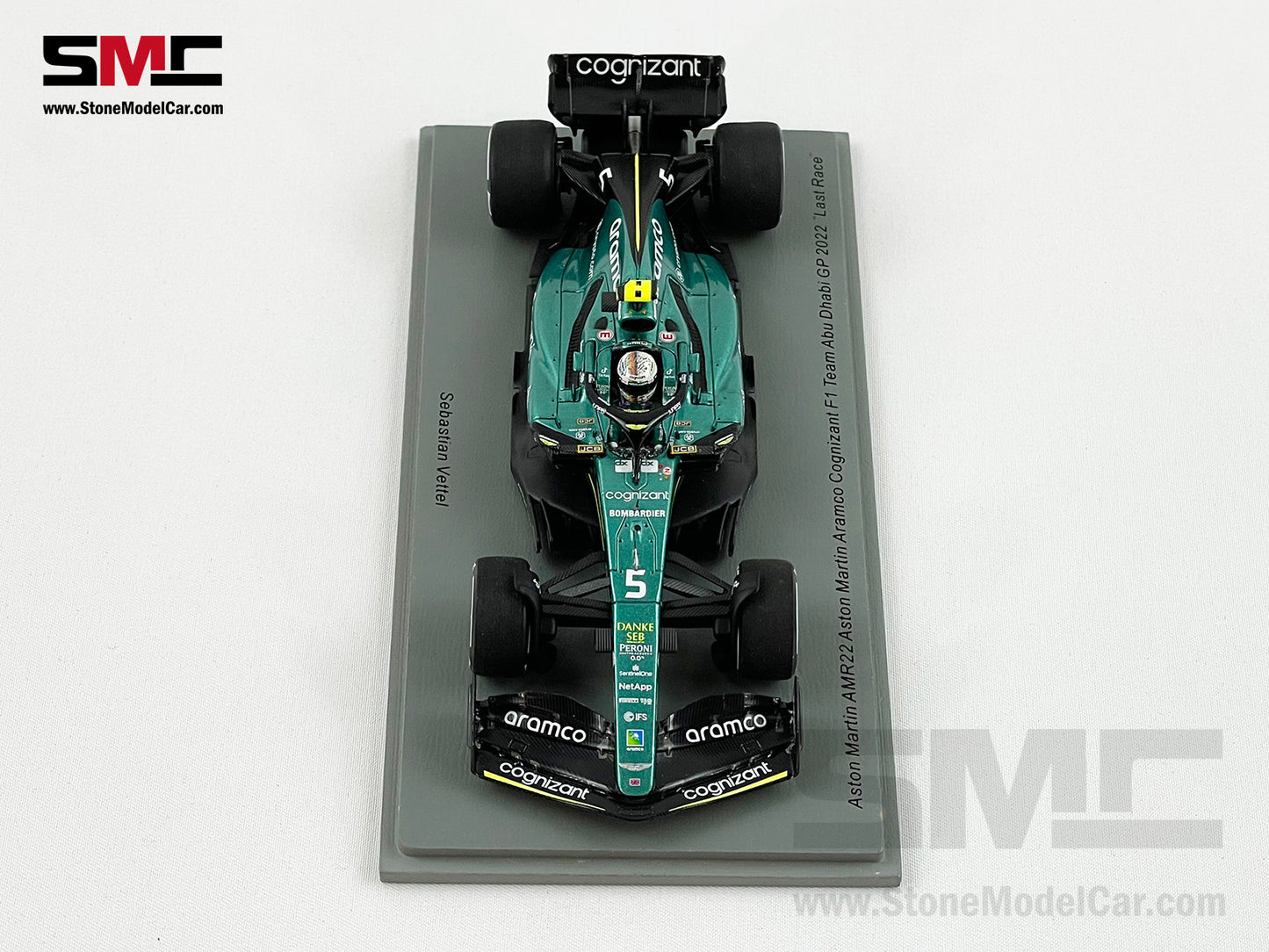 Aston Martin F1 AMR22 #5 Sebastian Vettel Abu Dhabi GP Last Race 2022 1:43 Spark