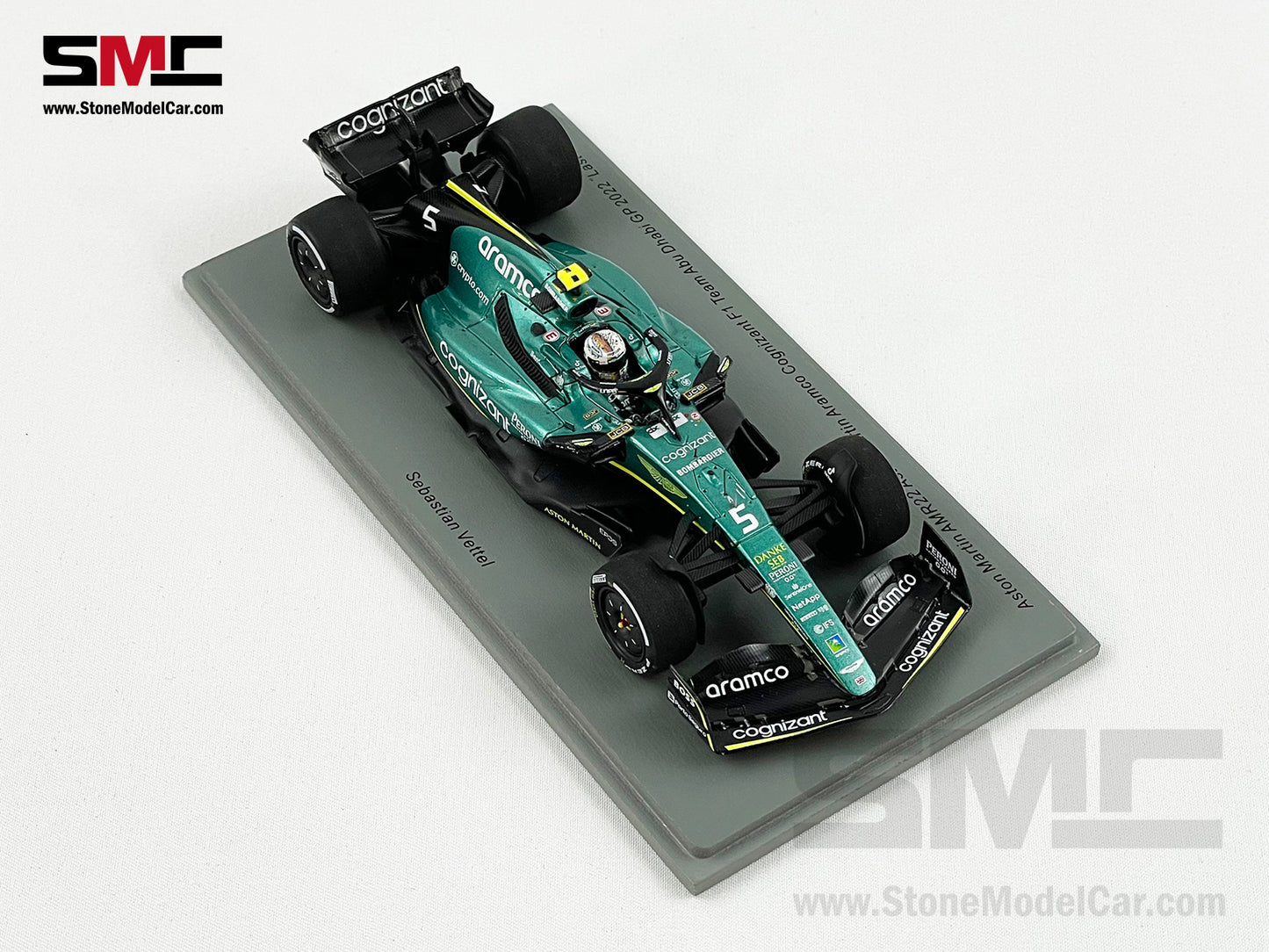 Aston Martin F1 AMR22 #5 Sebastian Vettel Abu Dhabi GP Last Race 2022 1:43 Spark