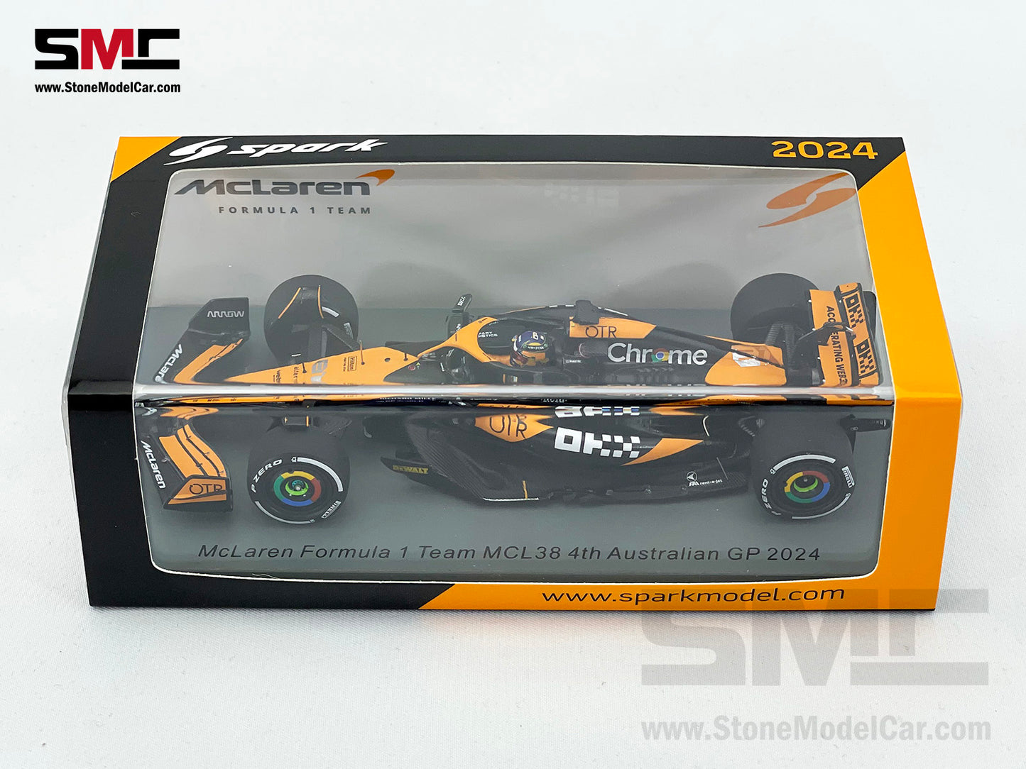 McLaren F1 MCL38 #81 Oscar Piastri Australian GP 2024 Home Race 1:43 Spark S9524