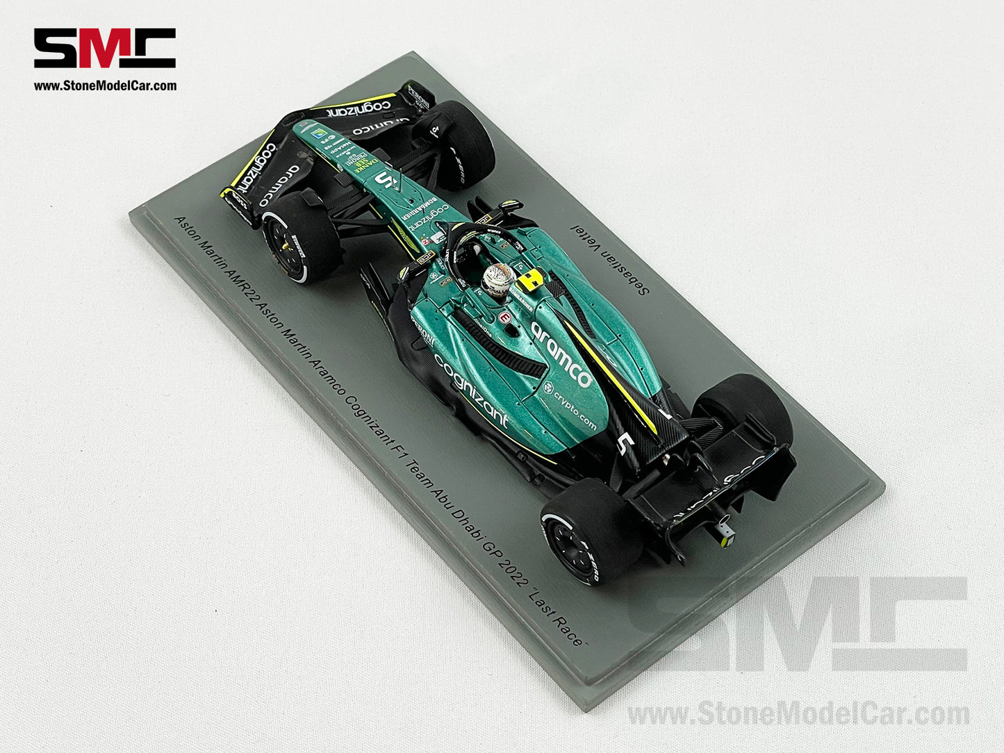 Aston Martin F1 AMR22 #5 Sebastian Vettel Abu Dhabi GP Last Race 2022 1:43 Spark