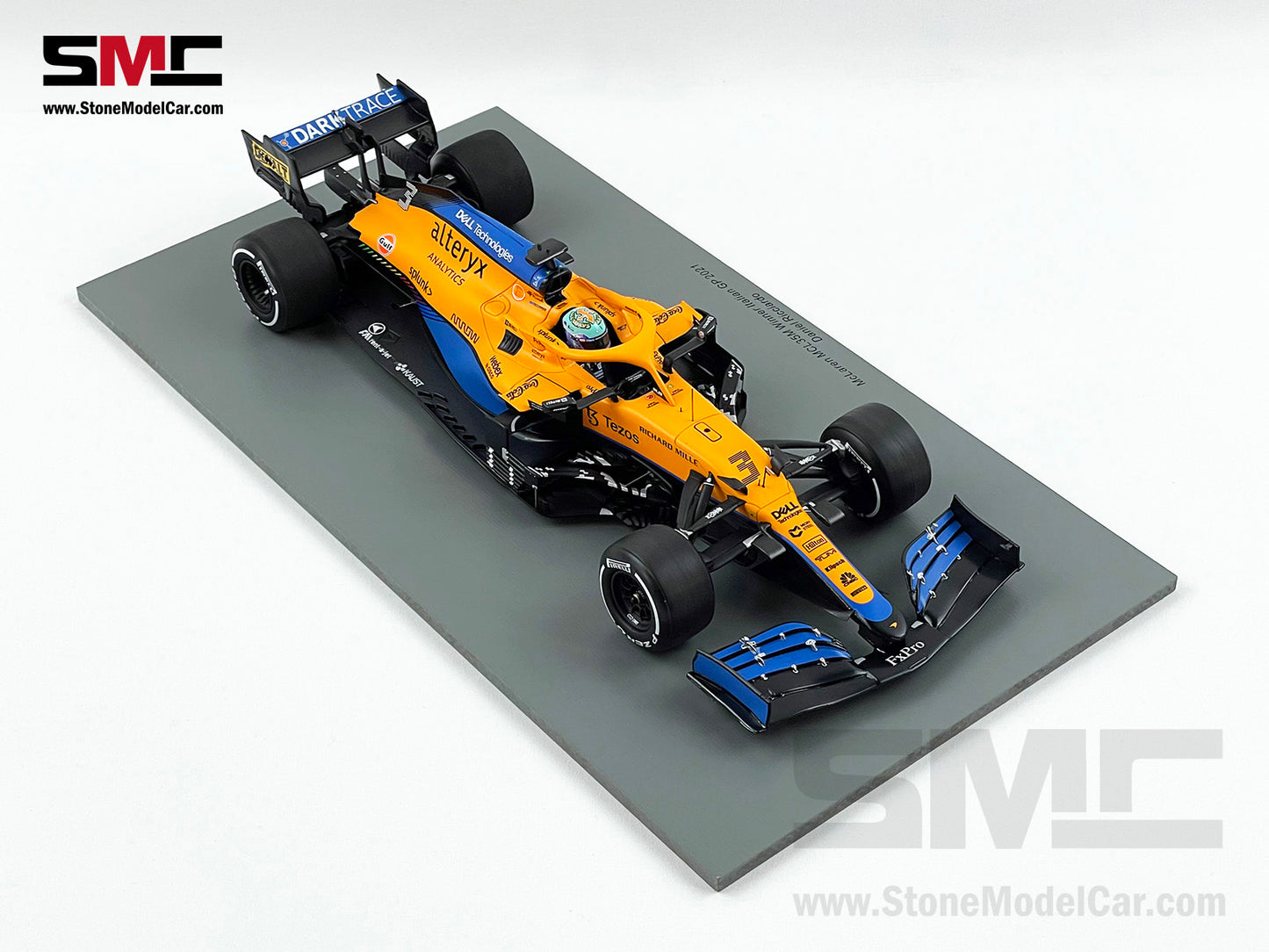 2021 Spark 1:18 Mclaren F1 MCL35M #3 Daniel Ricciardo Italy Monza Winner 18S602