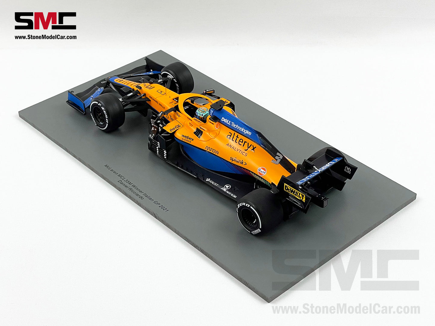 2021 Spark 1:18 Mclaren F1 MCL35M #3 Daniel Ricciardo Italy Monza Winner 18S602