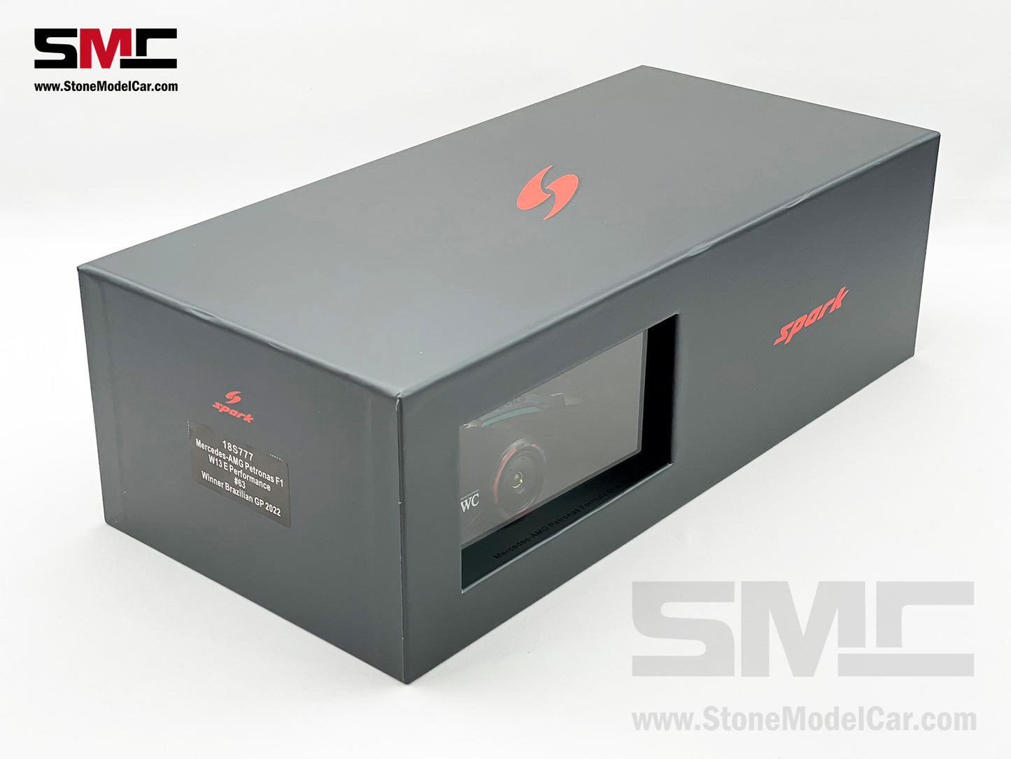 1:18 Spark Mercedes F1 W13 #63 George Russell Brazil GP Winner 2022 1st Career Win 18S777