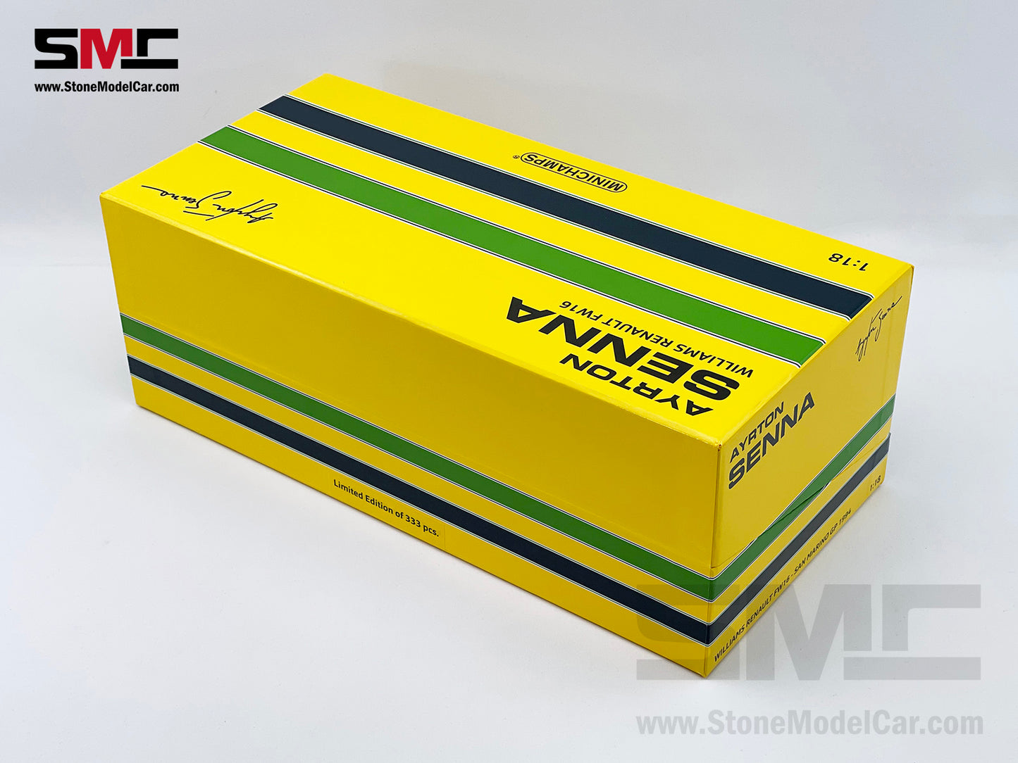 Williams Renault F1 FW16 #2 Ayrton Senna San Marino GP 1994 1:18 MINICHAMPS + Decal