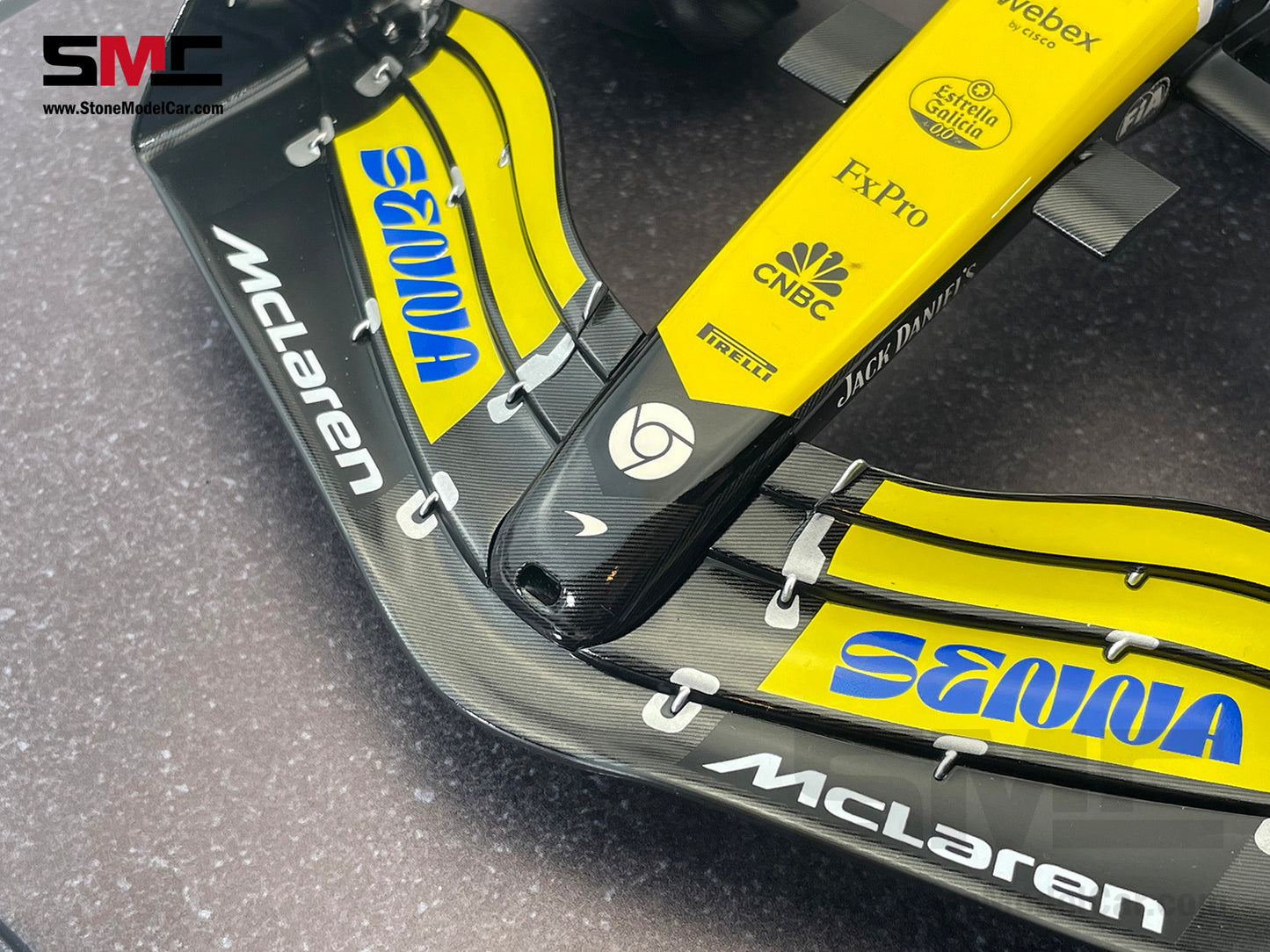 McLaren F1 MCL38 #81 Oscar Piastri 2nd Monaco GP 2024 Special Livery 1:12 MINICHAMPS