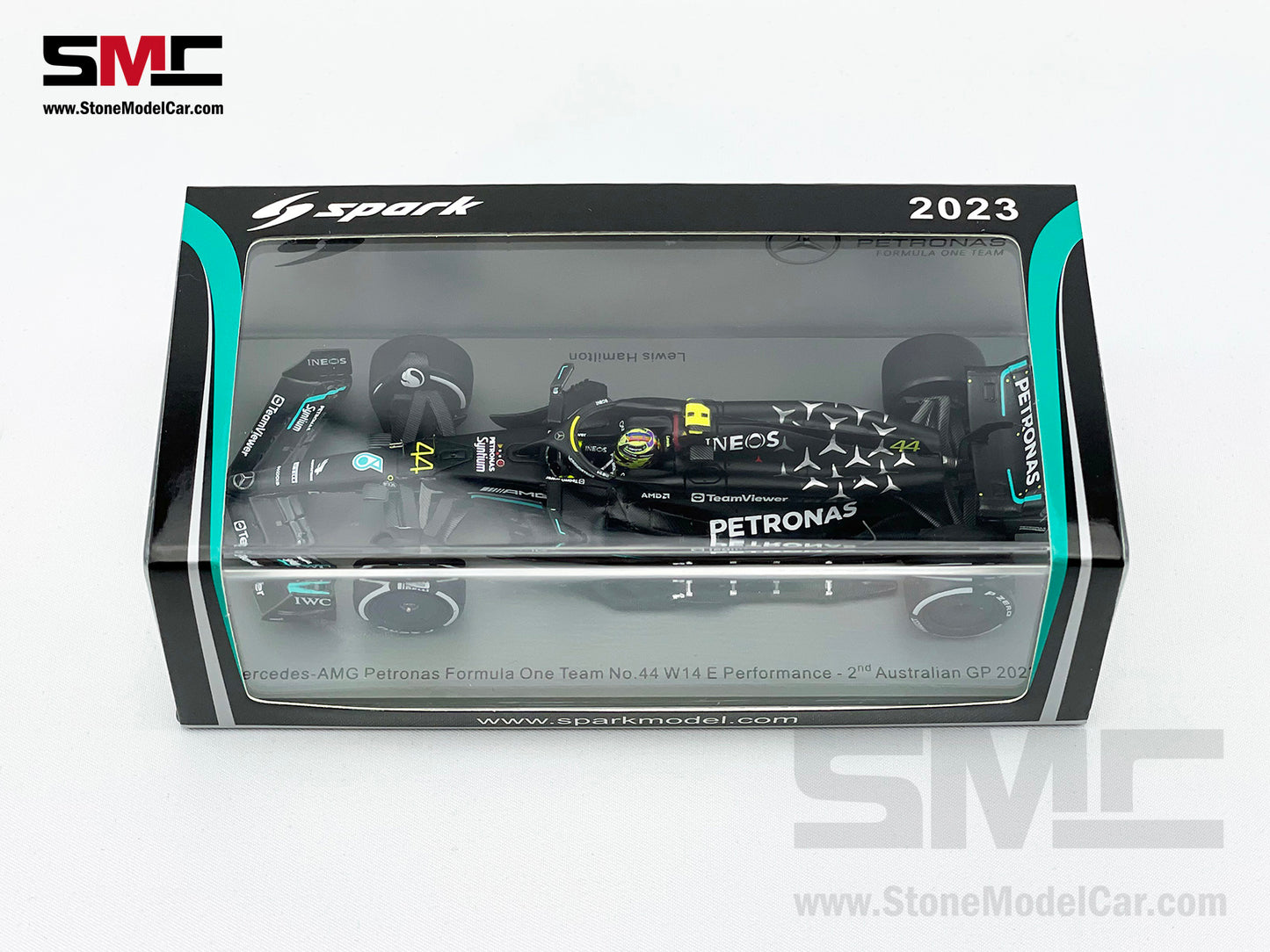 Mercedes F1 W14 #44 Lewis Hamilton 2nd Australian GP 2023 Spark 1:43 S8561