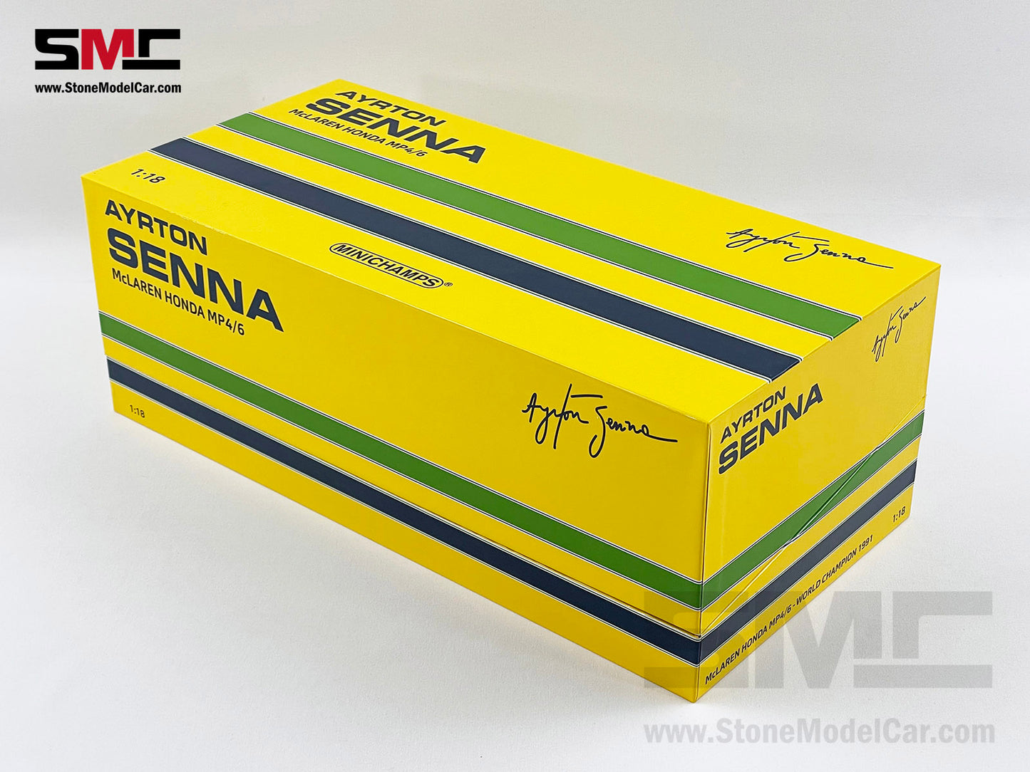 Mclaren F1 MP4/6 #1 Ayrton Senna 1991 World Champion 1:18 MINICHAMPS with Decal