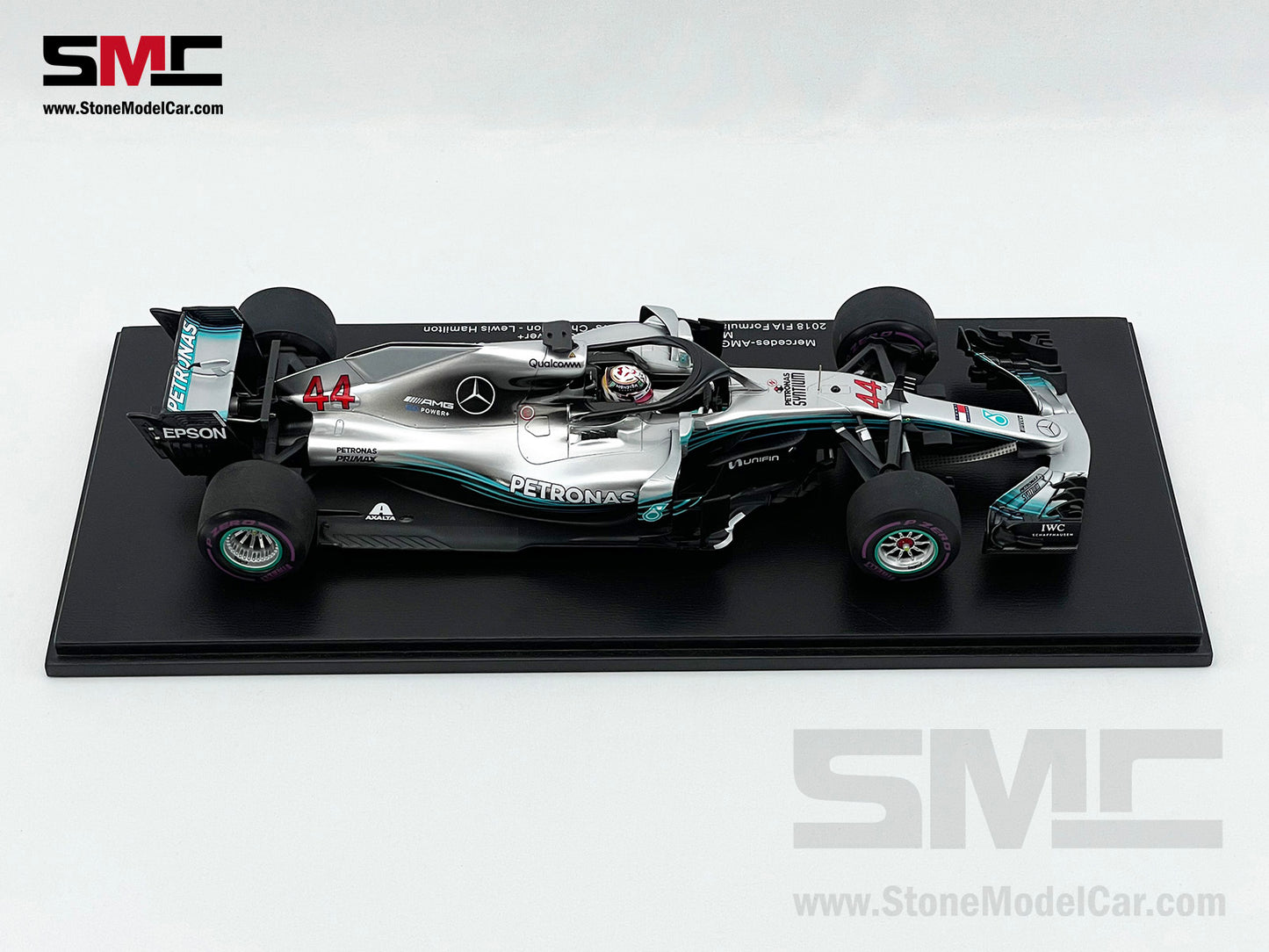 2018 5x World Champion Mercedes F1 W09 #44 Lewis Hamilton Mexico GP 1:18 Spark
