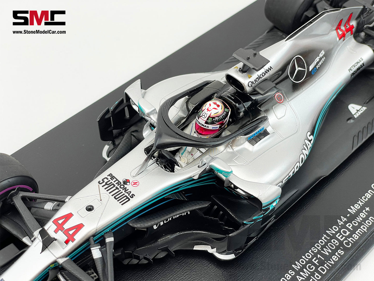 2018 5x World Champion Mercedes F1 W09 #44 Lewis Hamilton Mexico GP 1:18 Spark