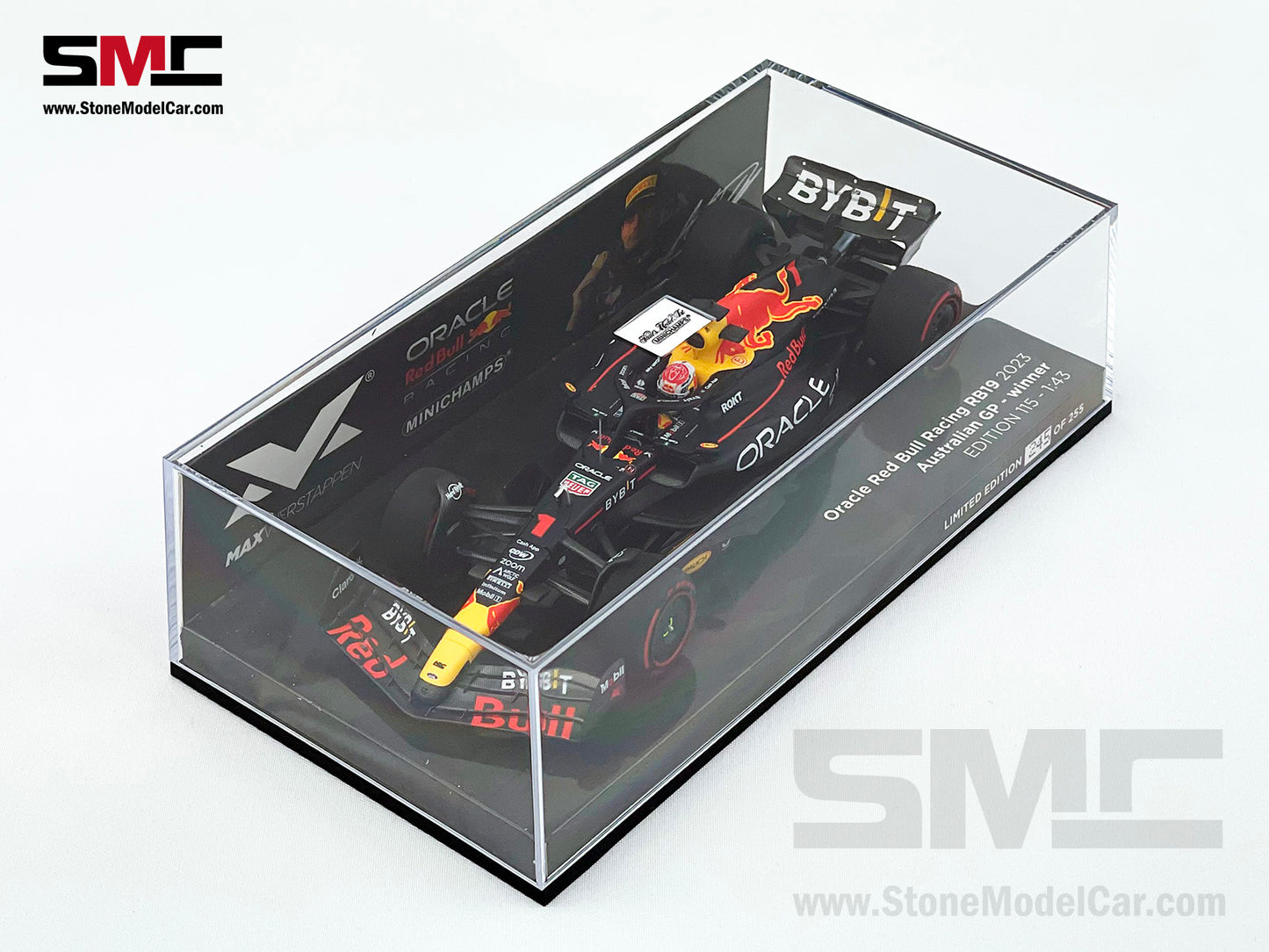 Red Bull F1 RB19 #1 Max Verstappen Australia GP 2023 World Champion 1:43 MINICHAMPS