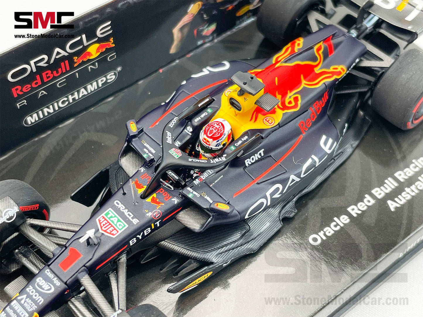 Red Bull F1 RB19 #1 Max Verstappen Australia GP 2023 World Champion 1:43 MINICHAMPS