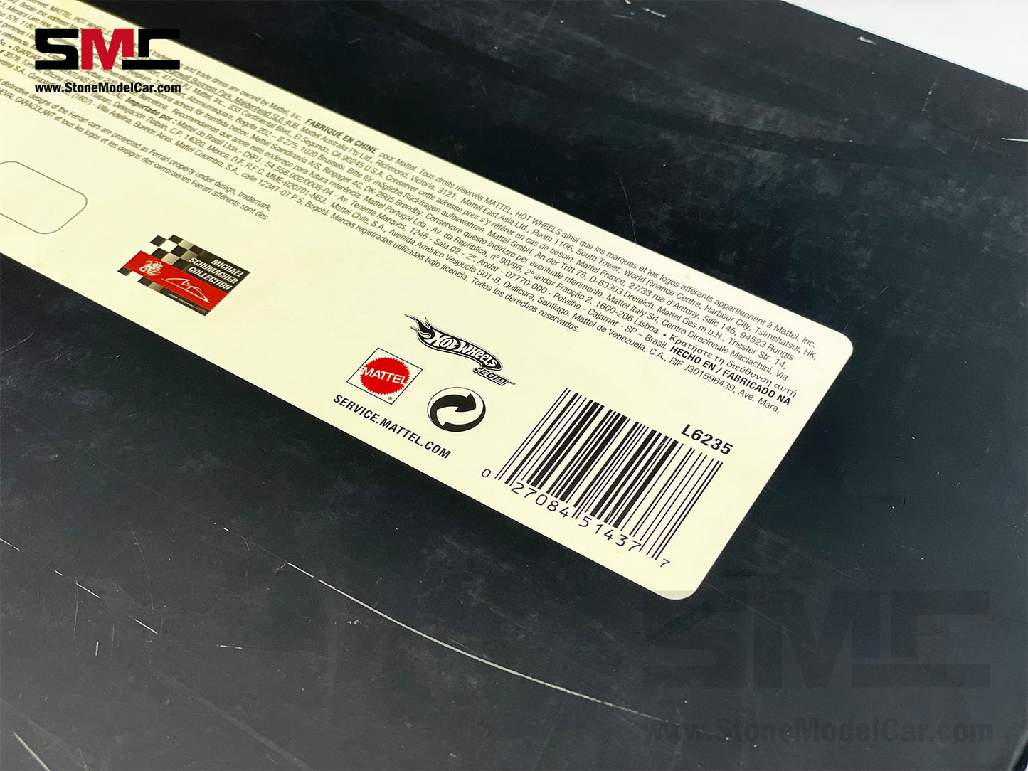 Ferrari F1 F2004 #1 Michael Schumacher ALL TIME CAREER RECORDS 2004 Hot Wheels 1:18 Used